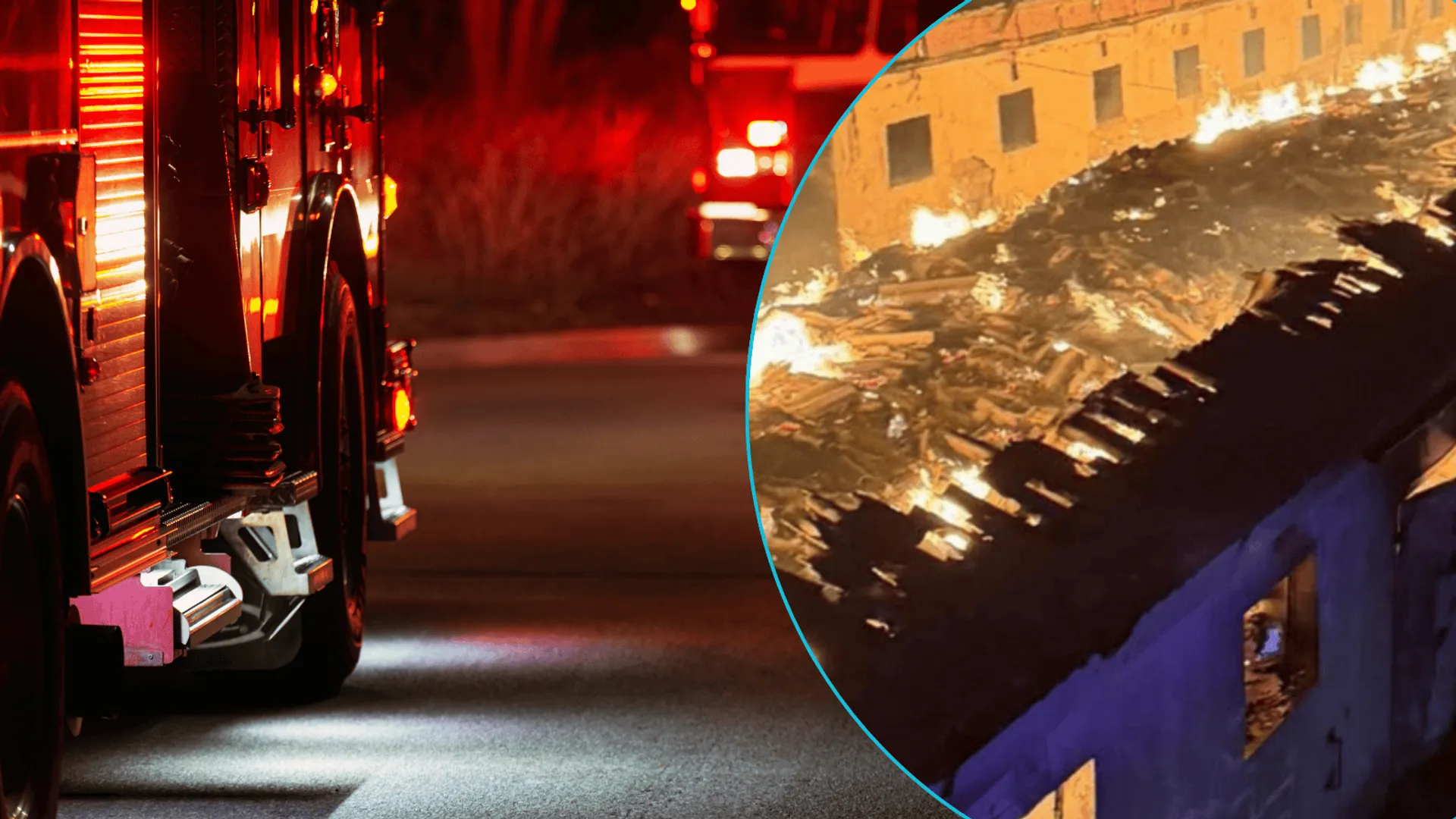 Czerwona łuna nad powiatem jaworskim. Kilkudziesięciu strażaków walczyło z żywiołem w Sadach Górnych