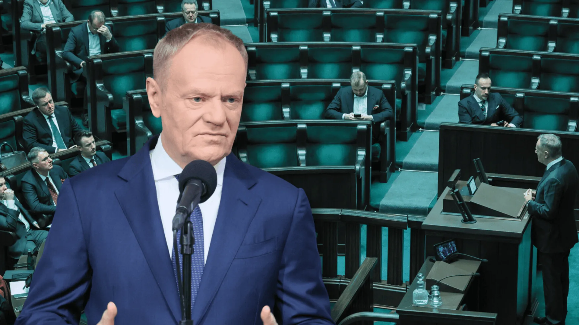 Wotum odrzucone przez sejm: Tusk atakuje opozycję