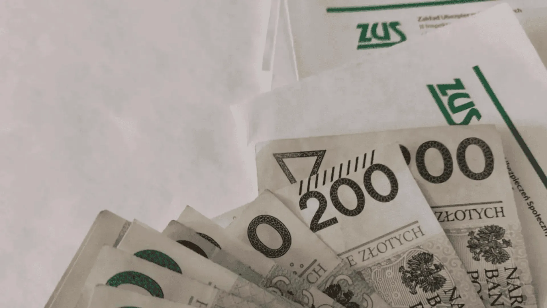 Pieniądze z ZUS