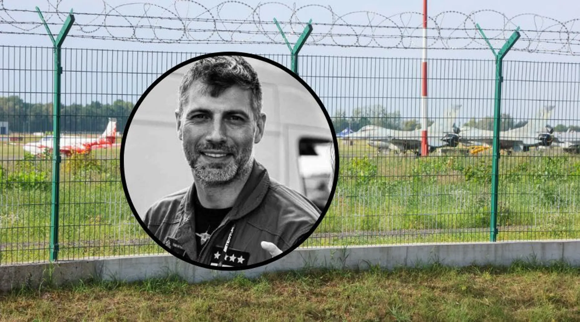 Pilot samolotu i lotnisko