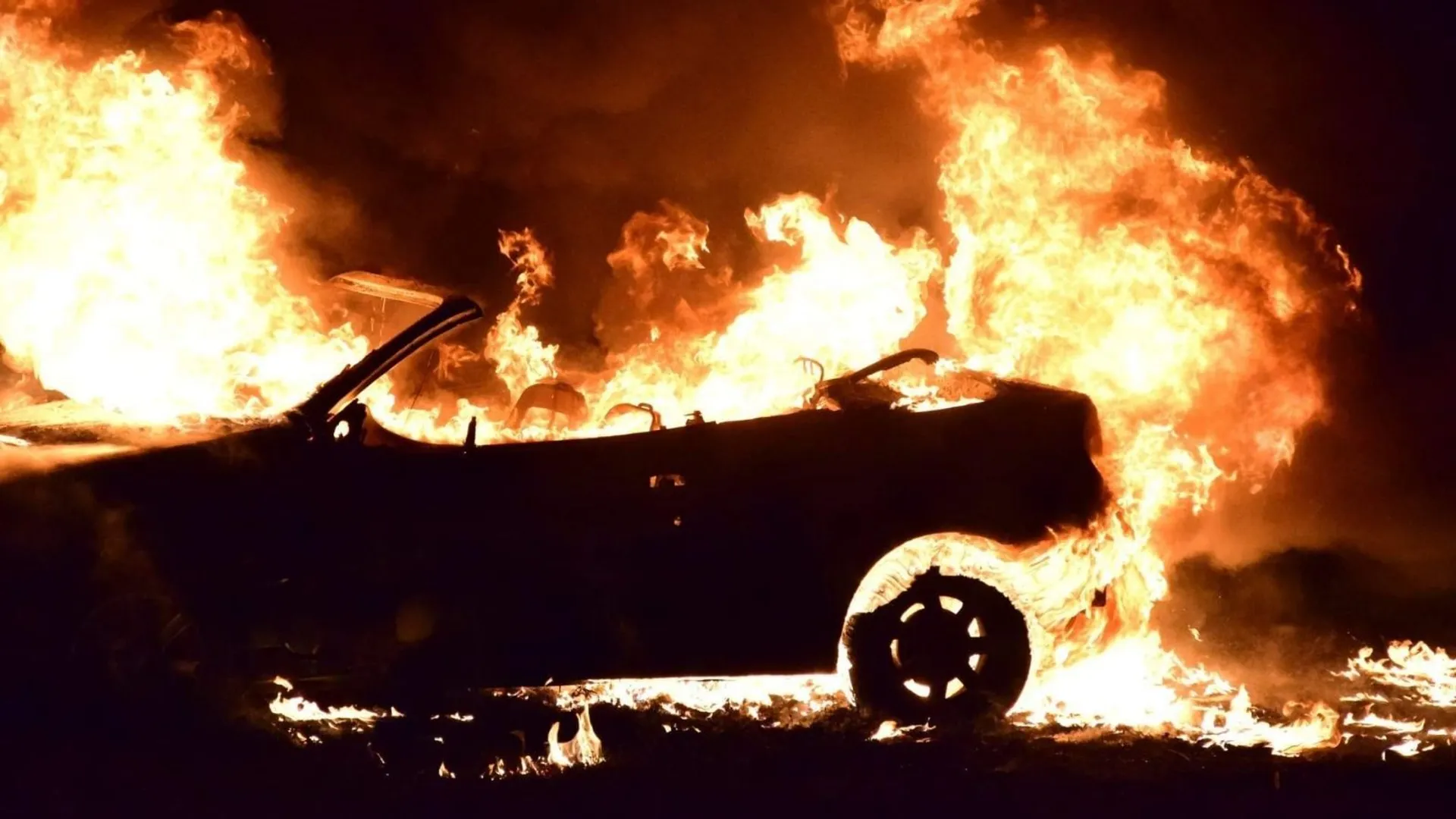 Pożar, podpalenie, Warszawa