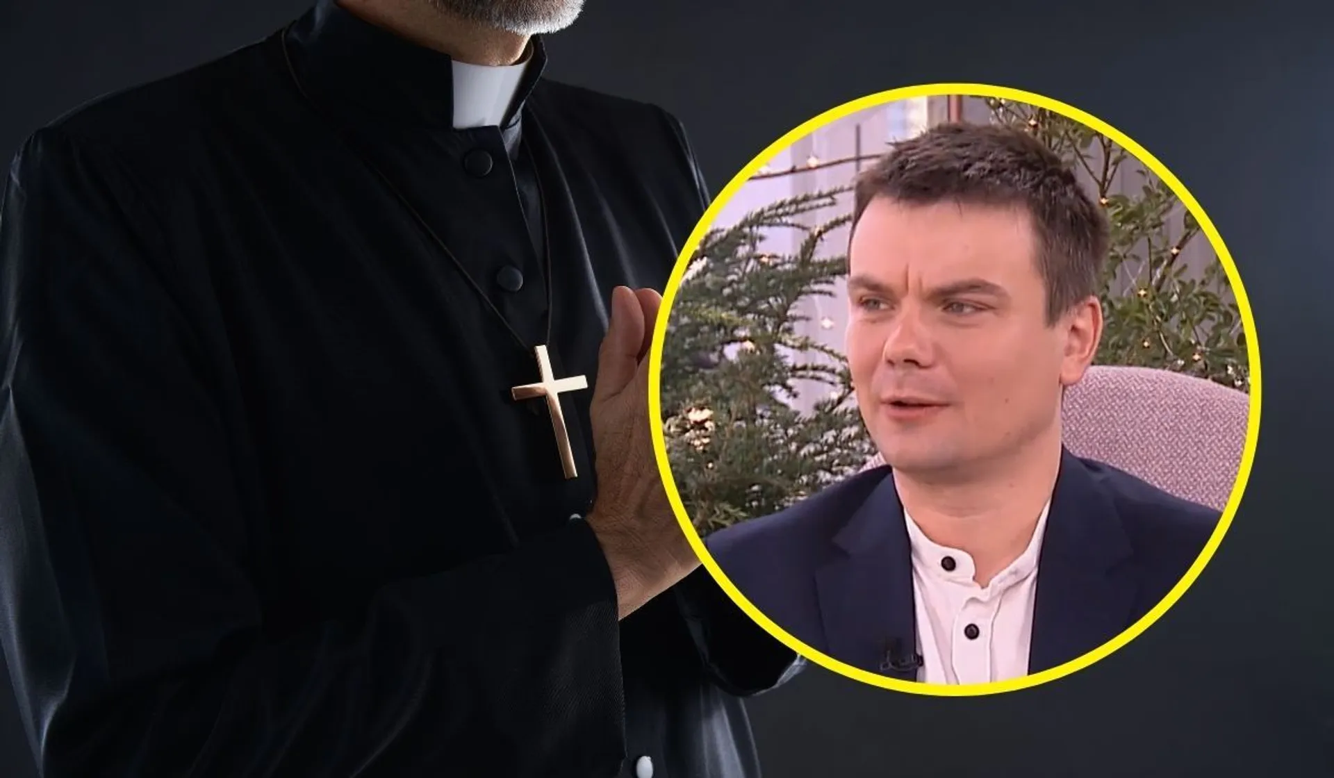 Po 6 latach kapłaństwa rzucił bycie księdzem, fot. Canva/Lunamarina, kadr z programu „Dzień Dobry TVN”
