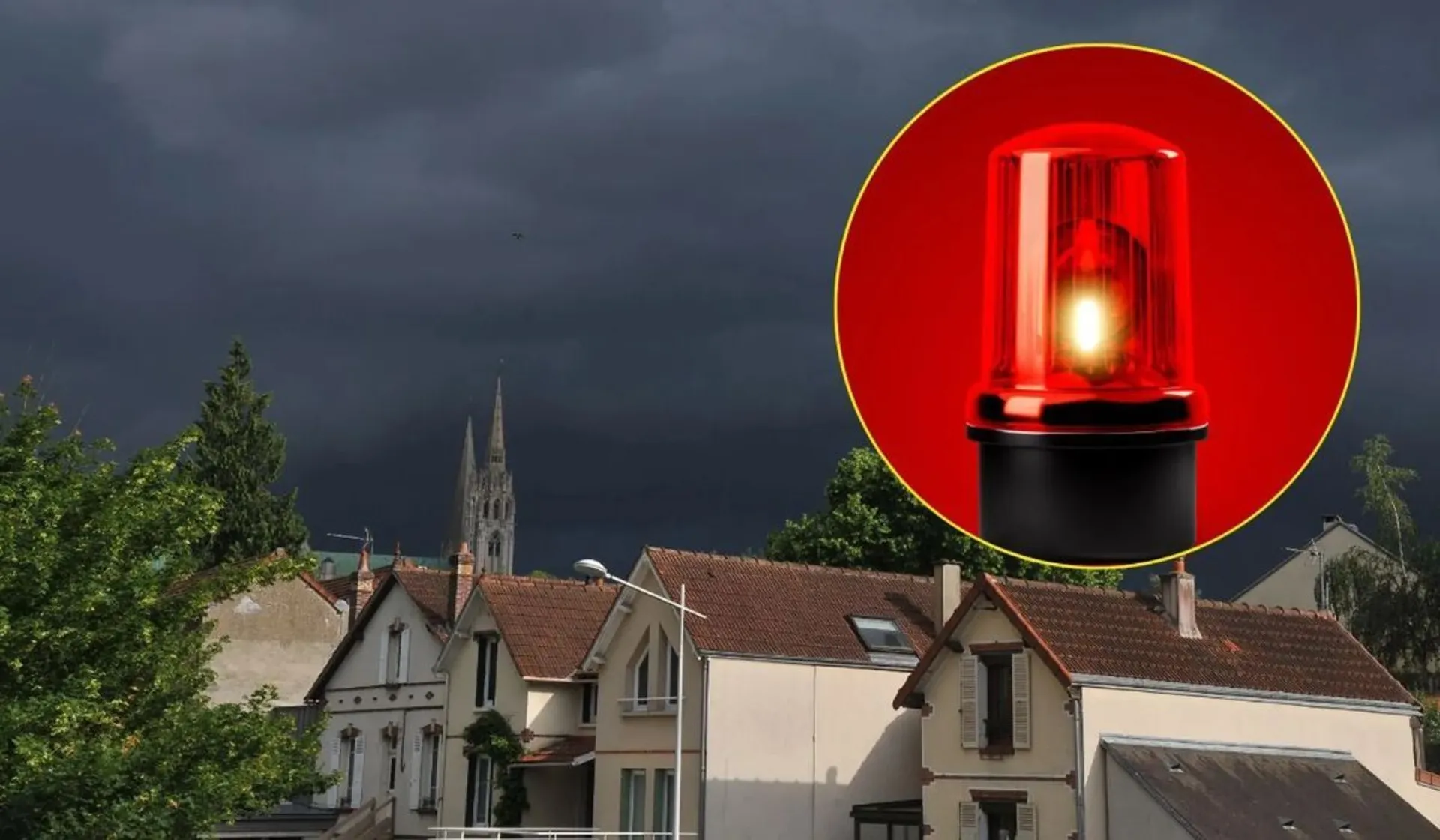 Bardzo pochmurne niebo