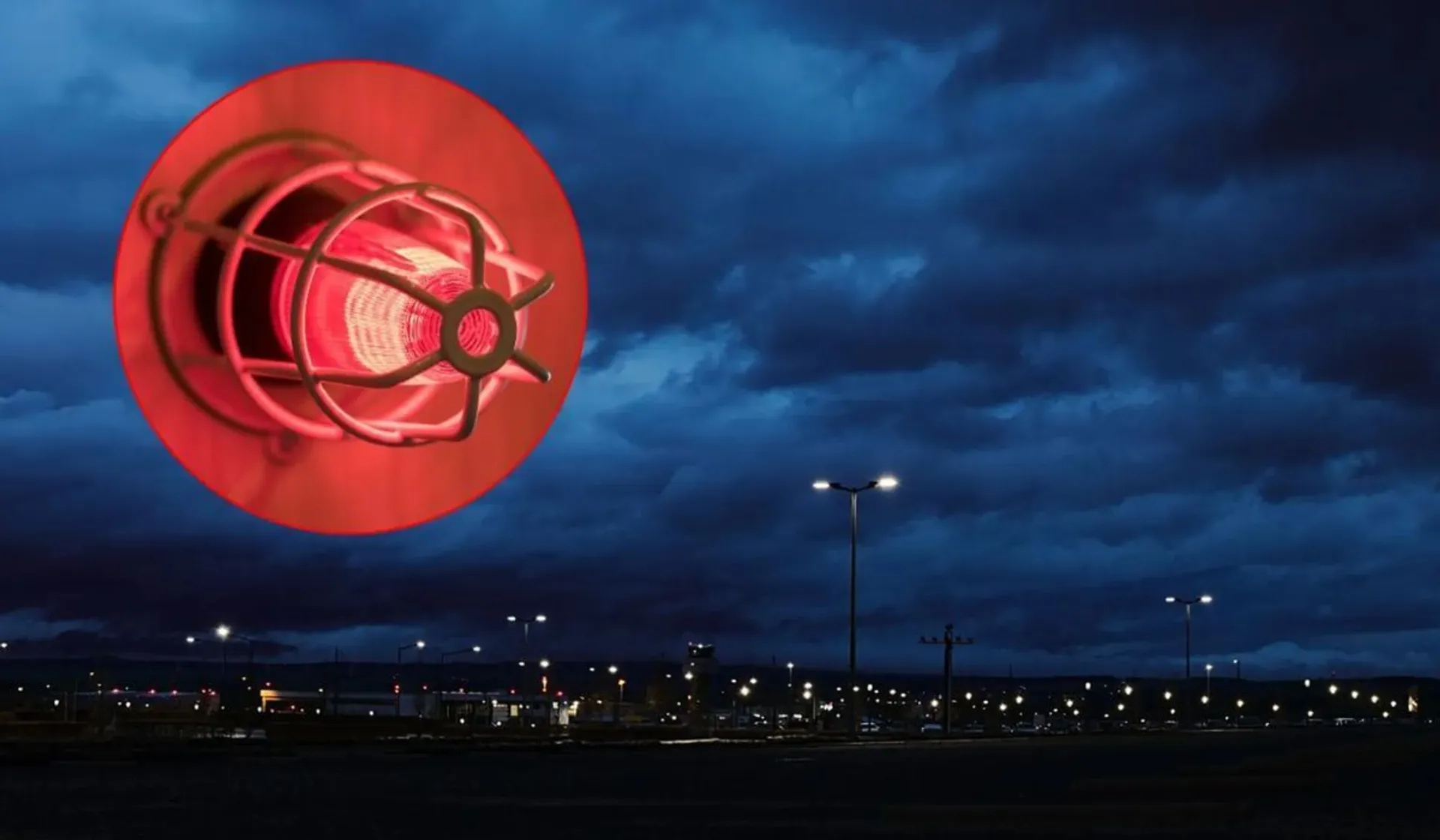 Ciemne chmury na niebie