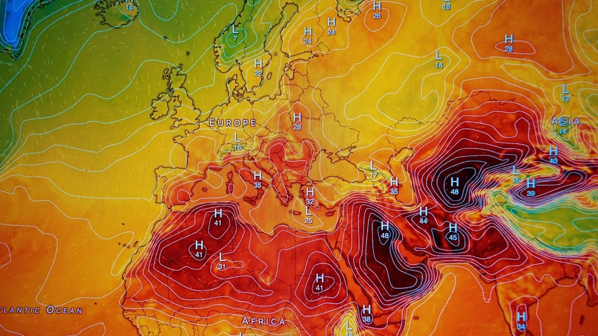Temperatury pogoda wrzesień