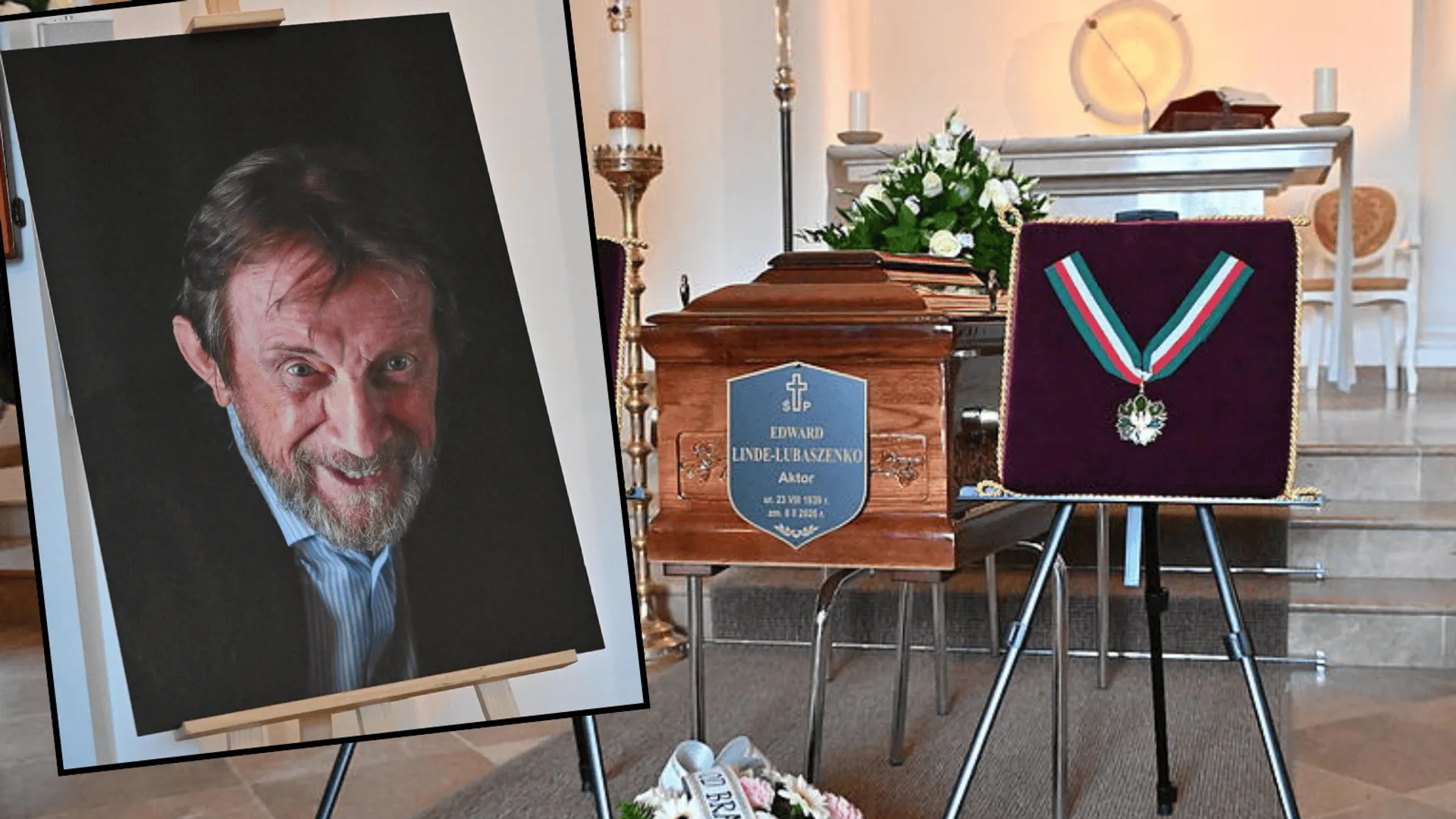 Pogrzeb Edwarda Linde-Lubaszenki