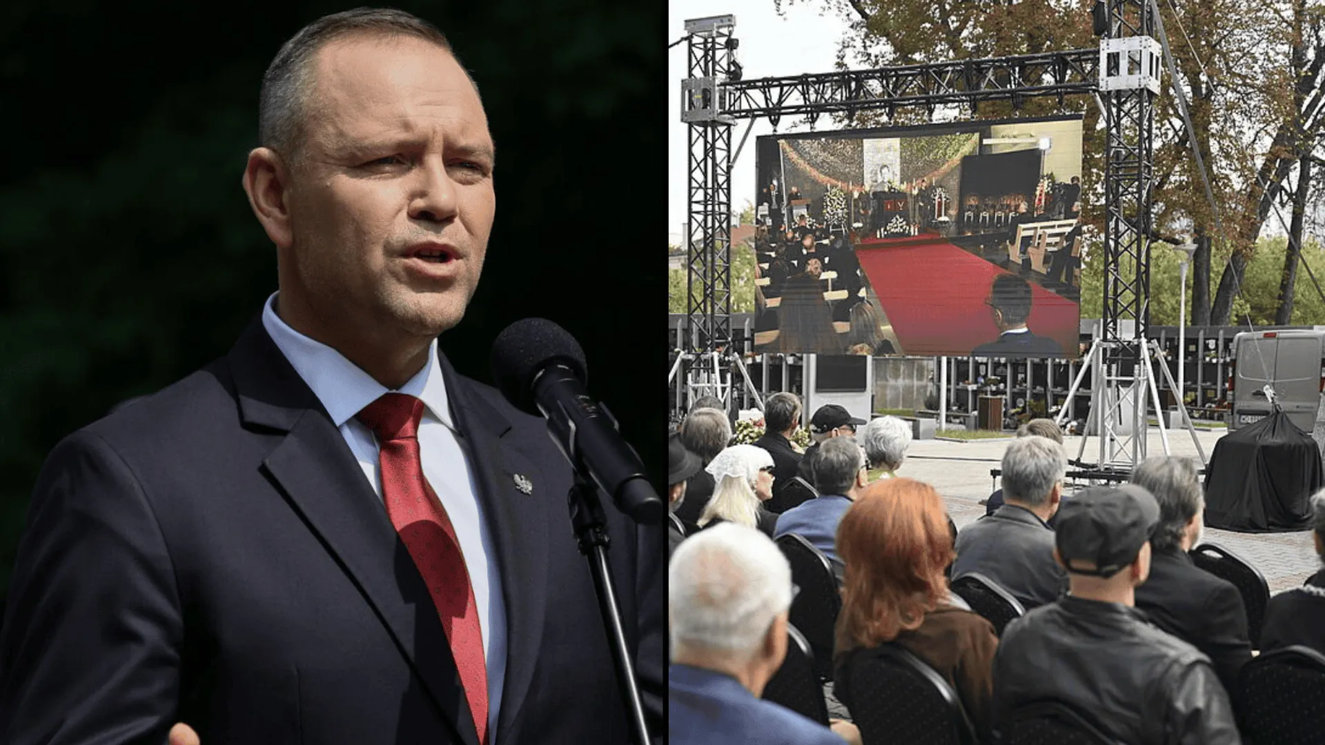 Pogrzeb Jana Frycza, Karol Nawrocki