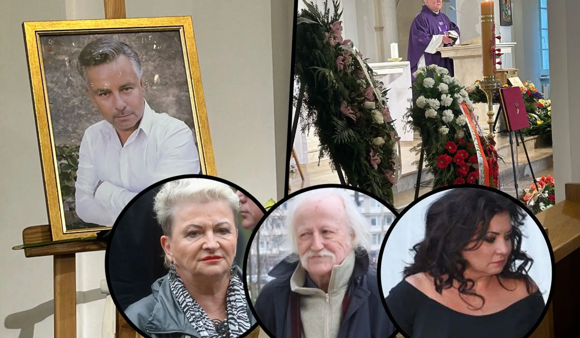 Pogrzeb Marcina Bronikowskiego. Gwiazdy pożegnały artystę. Żona wygłosiła łamiące serce przemówienie