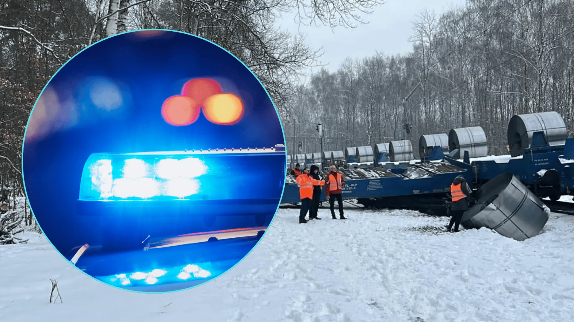 Wypadek pociągu towarowego w Katowicach