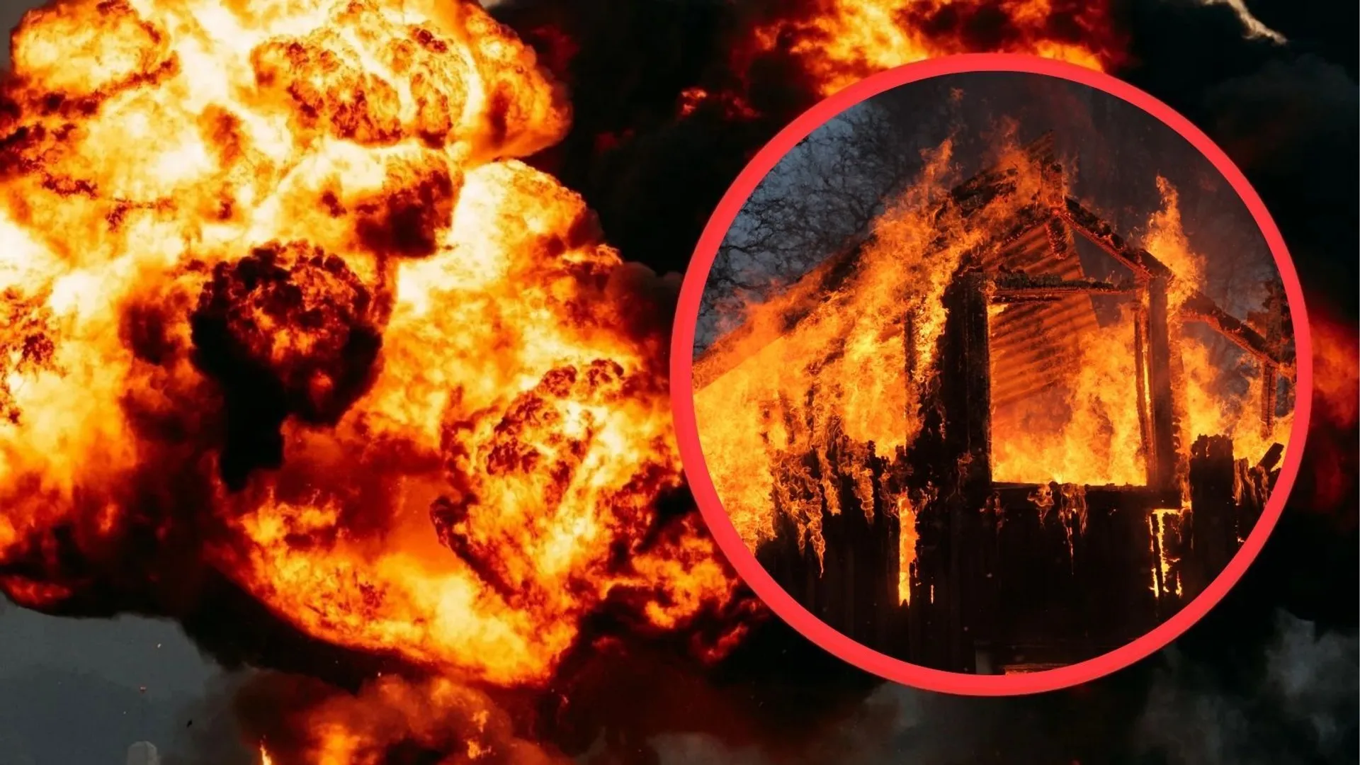 Pożar, wybuch, dom, tragedia