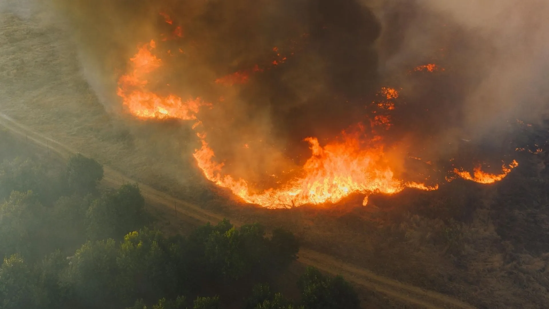 Pożar, las, Wielkanoc