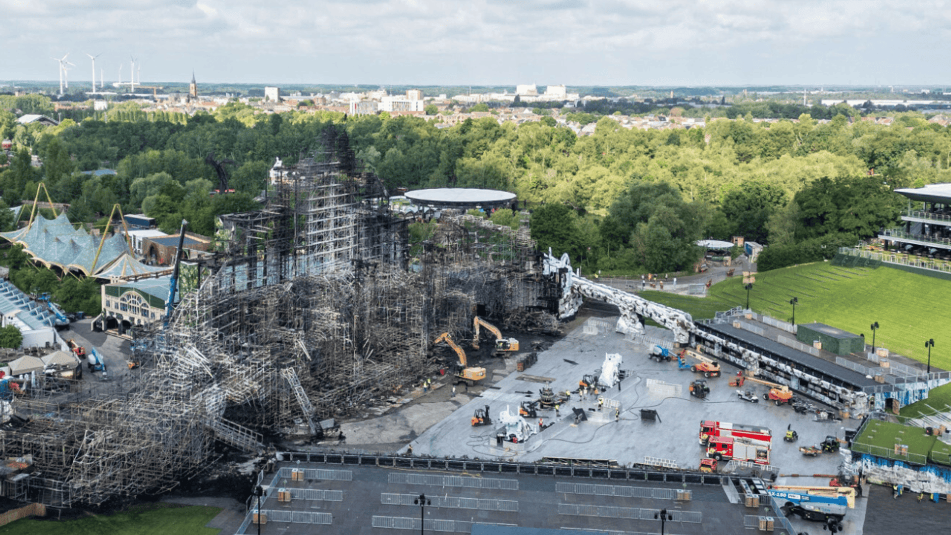 Pożar na słynnym festiwalu