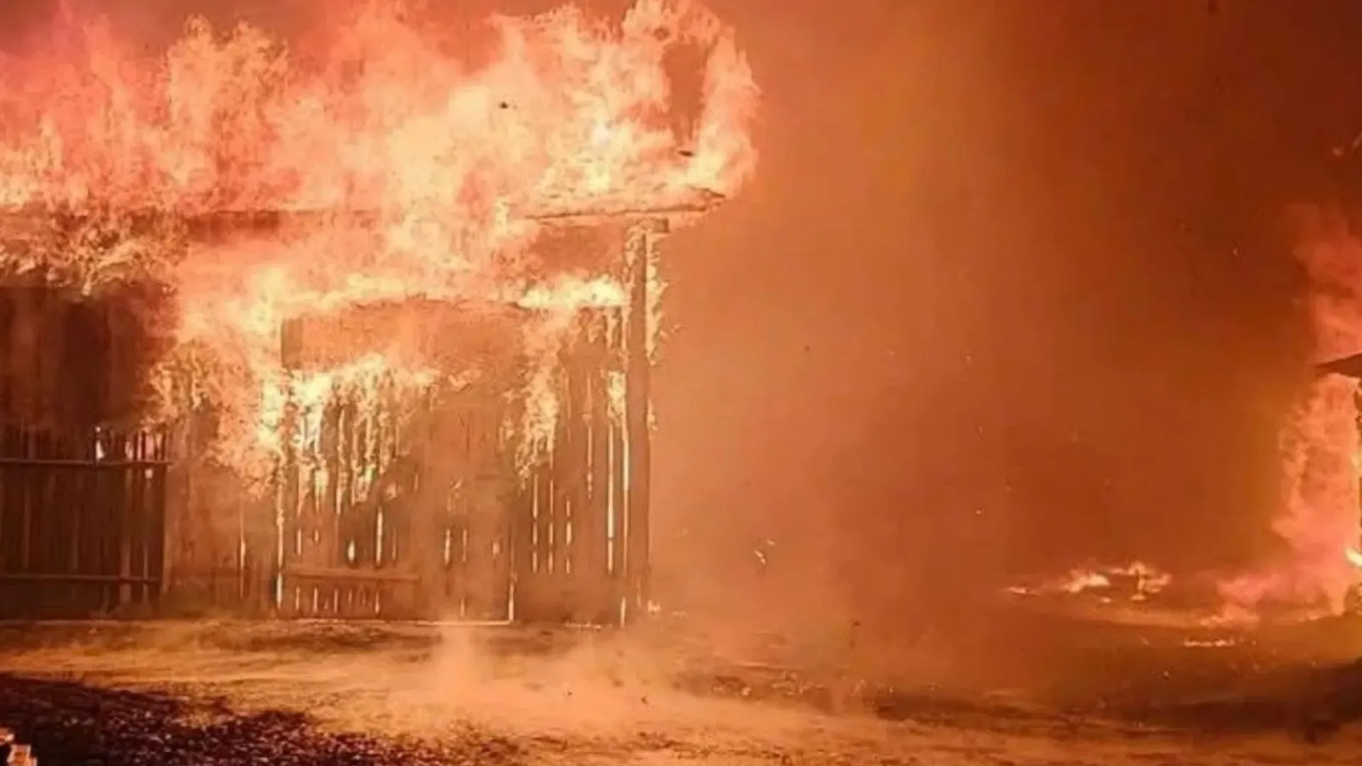 Pożar, Gdańsk, hala