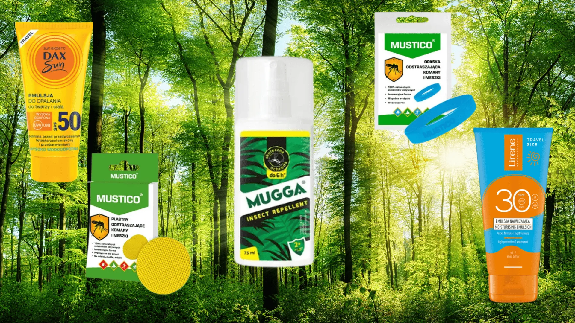 kosmetyki na komary i opalanie
