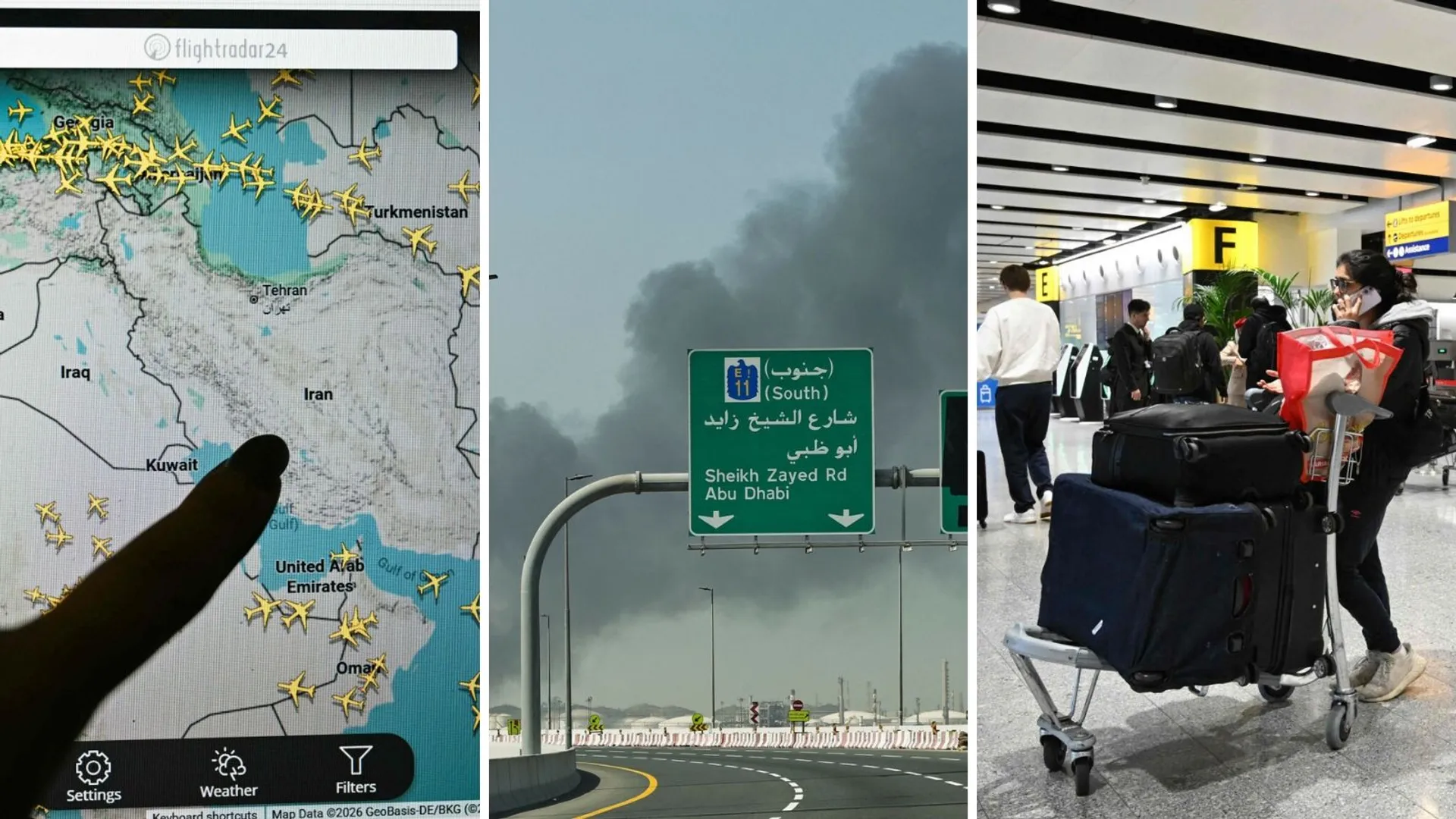 Dubaj, zamieszanie na lotniskach