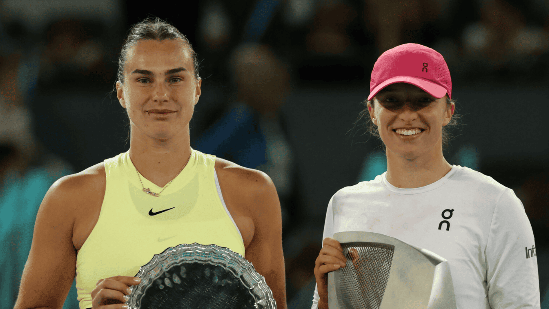 Aryna Sabalenka i Iga Świątek