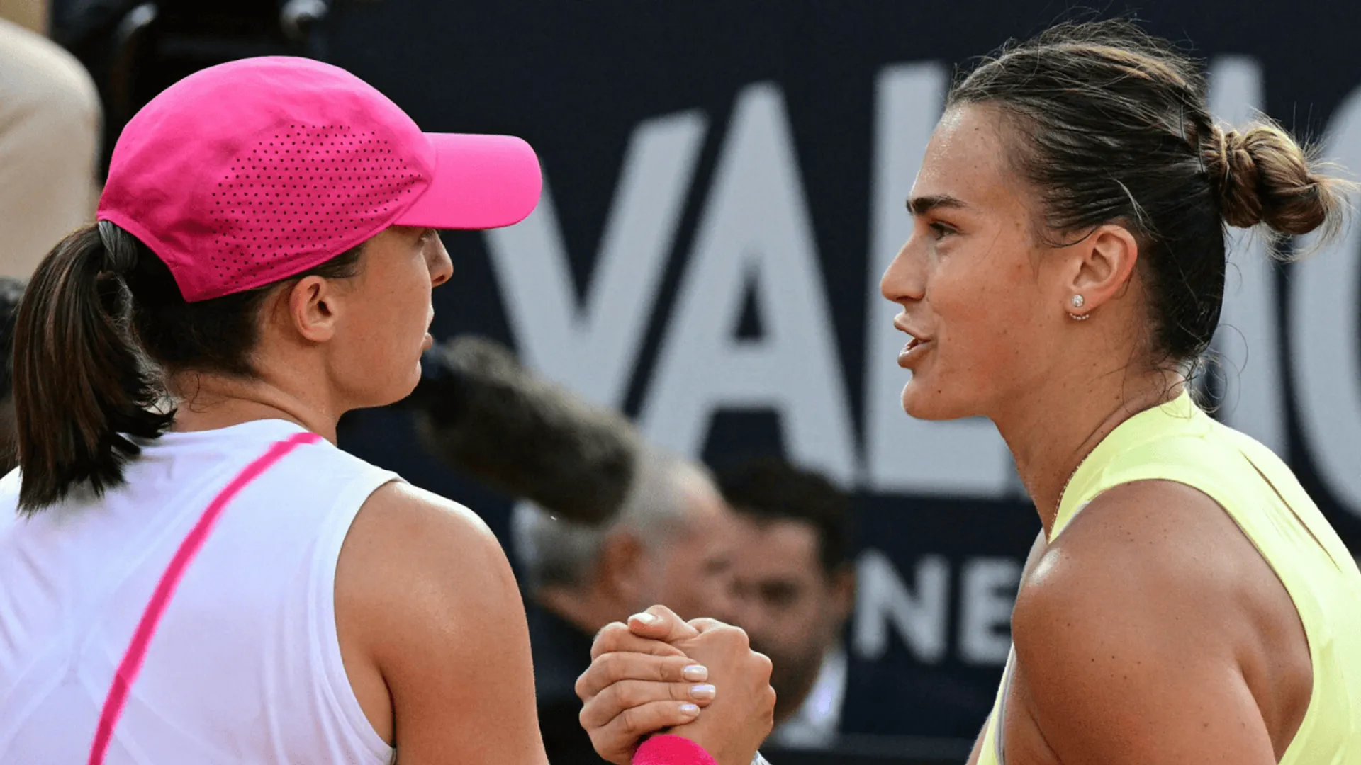 Iga Świątek i Aryna Sabalenka