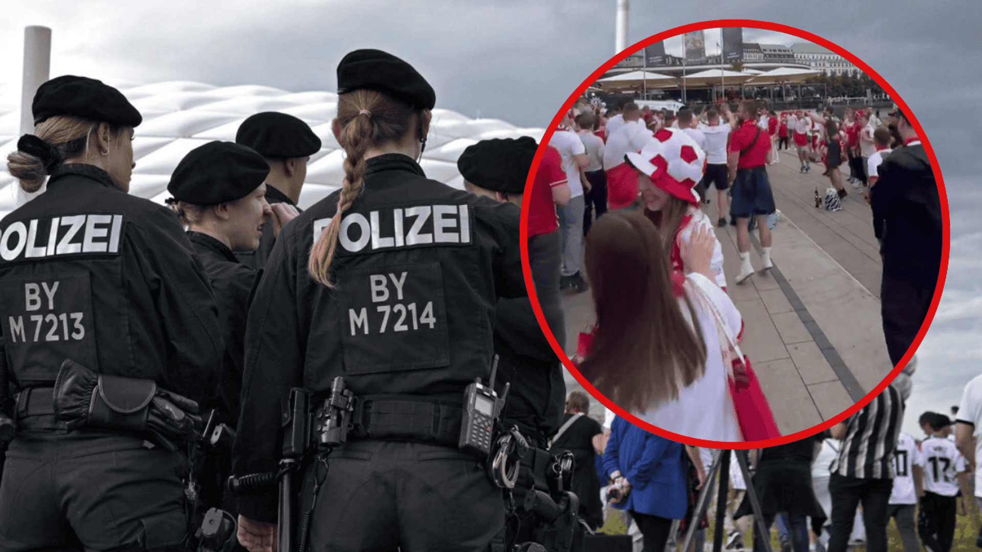 Niemiecka policja (polscy kibice)