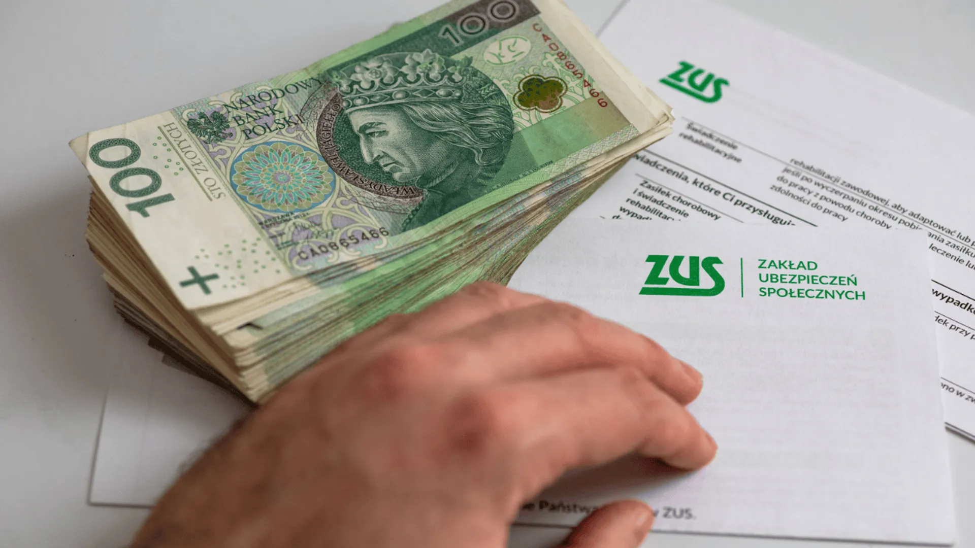 ZUS, pieniądze, zawiadomienie