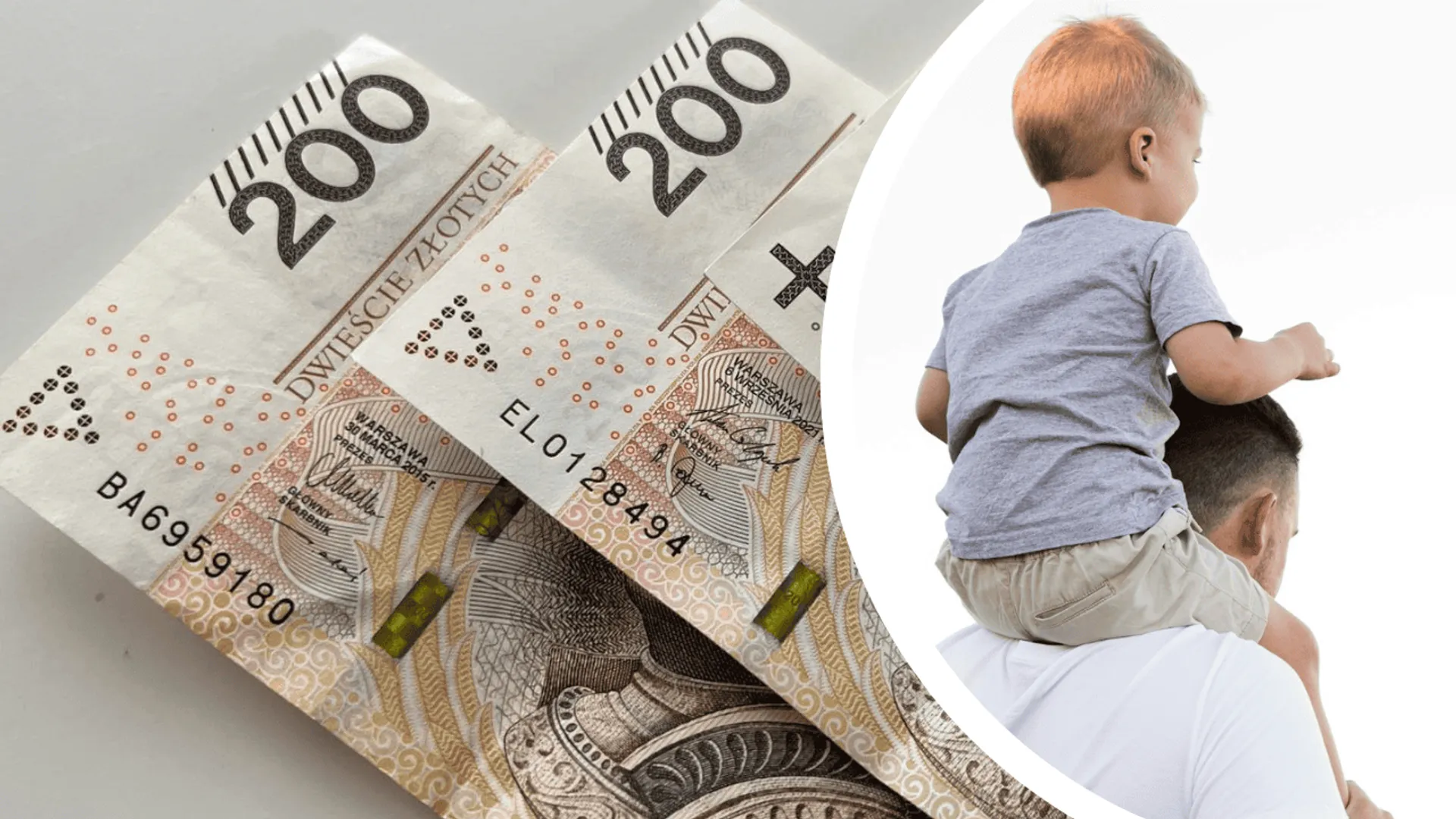 pieniądze banknoty dziecko