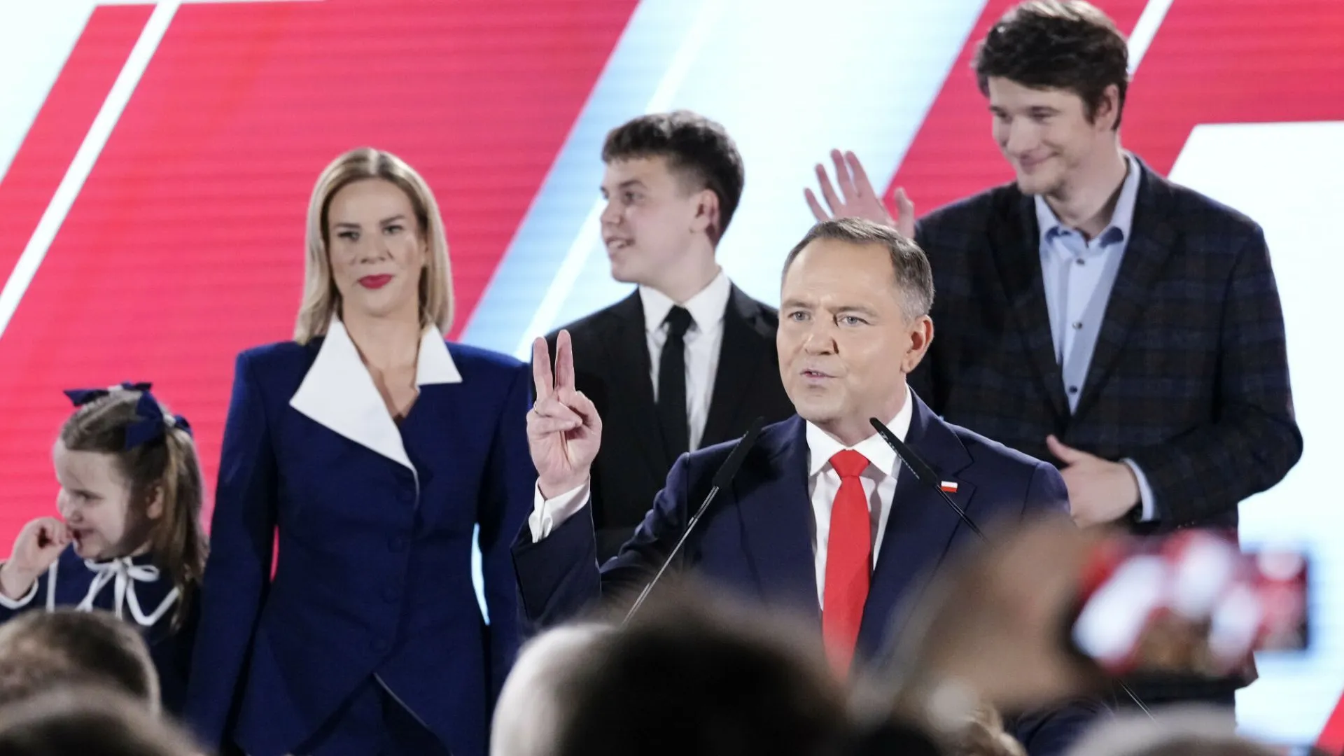 Karol Nawrocki z rodziną