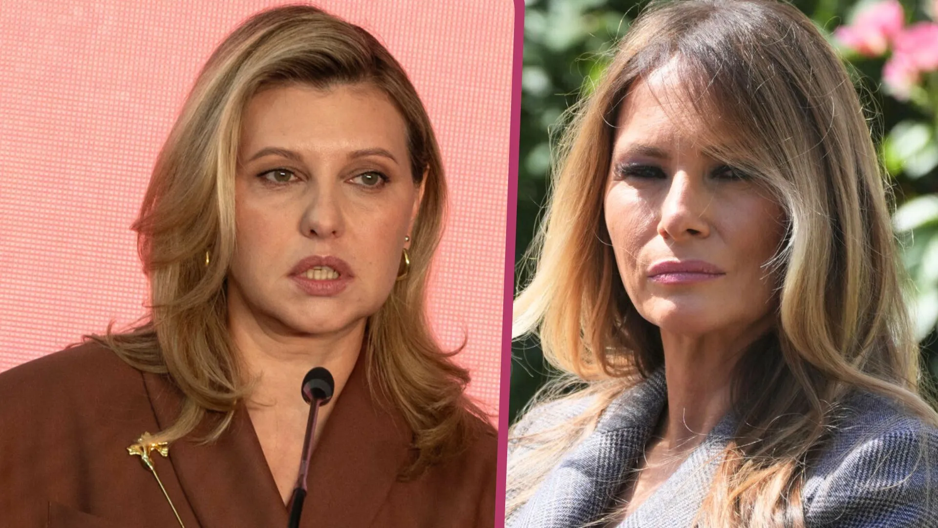 Ołena Zełenska, Melania Trump