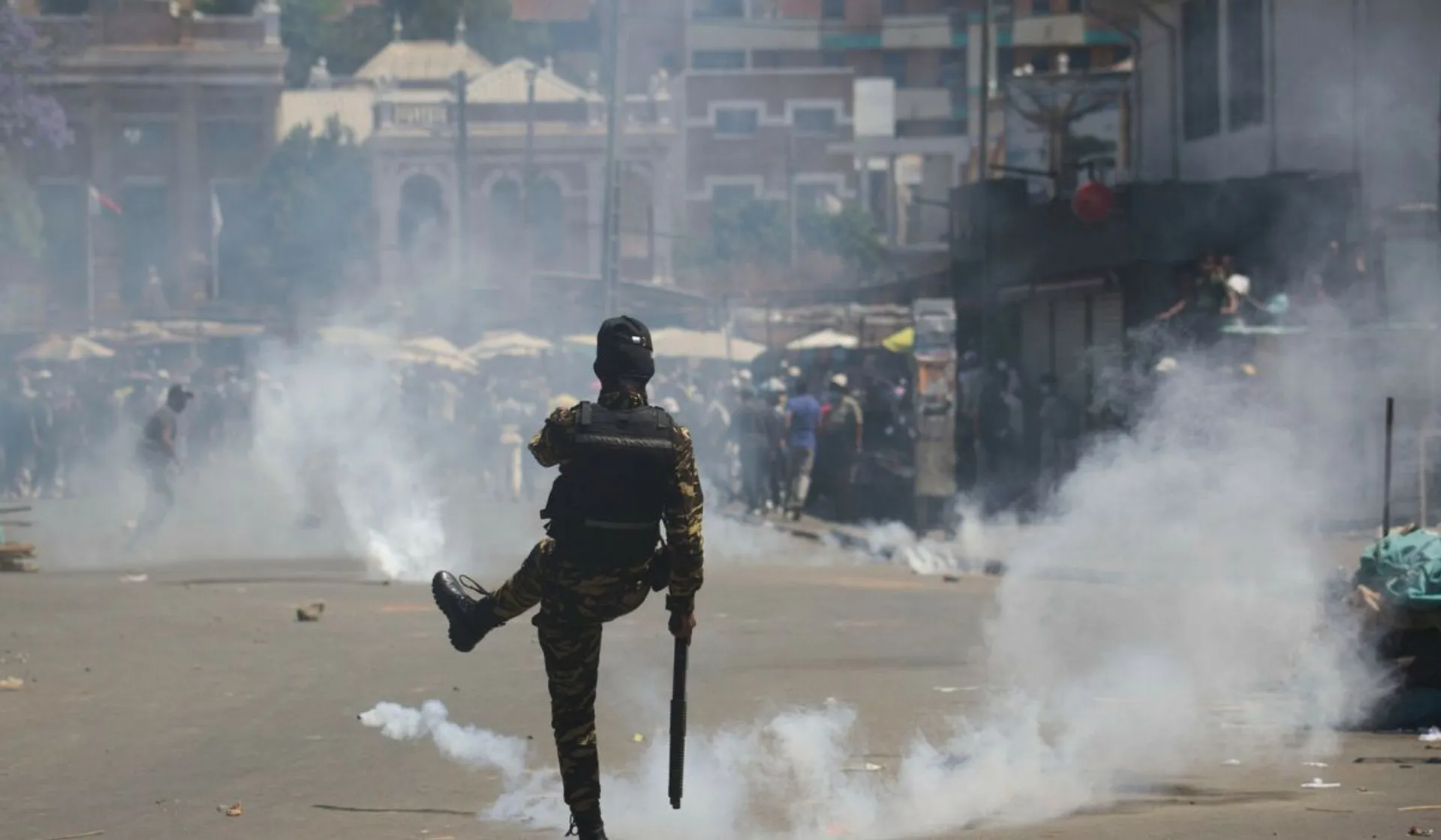 protesty na Madagaskarze