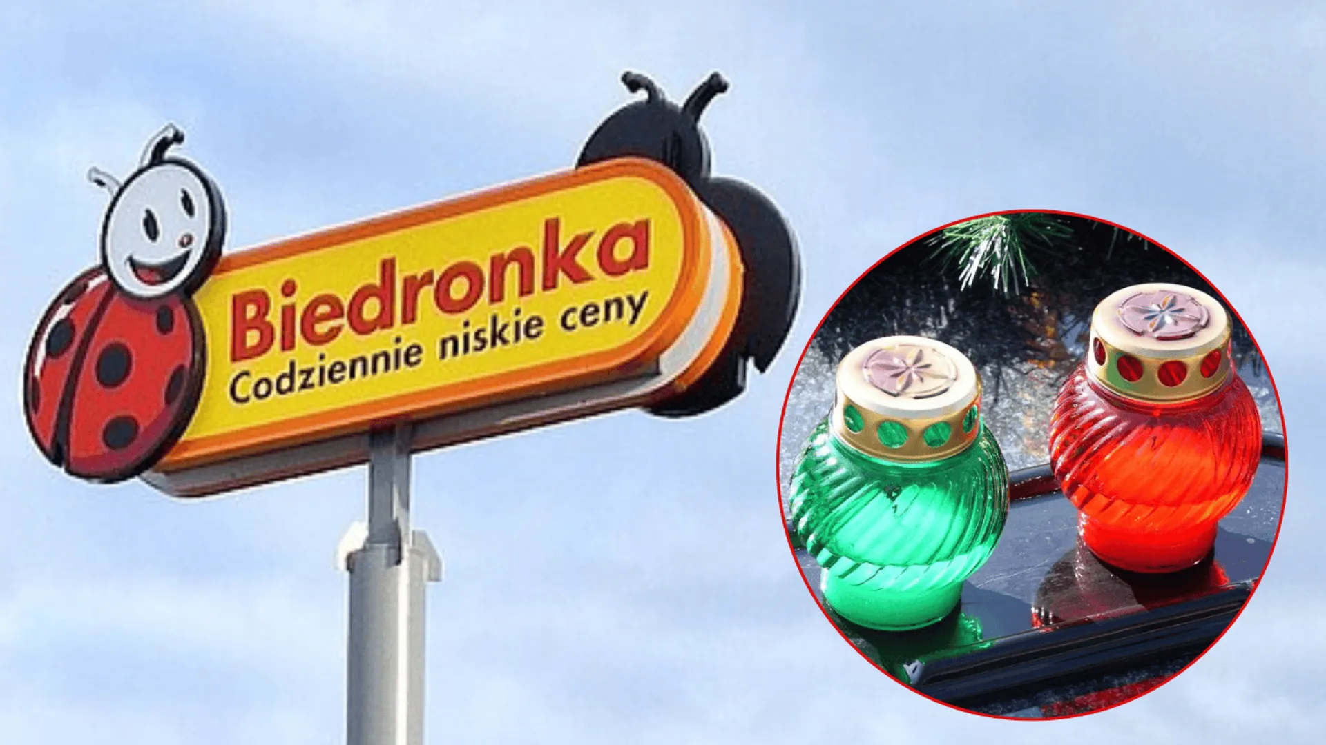 Biedronka - promocja na znicze