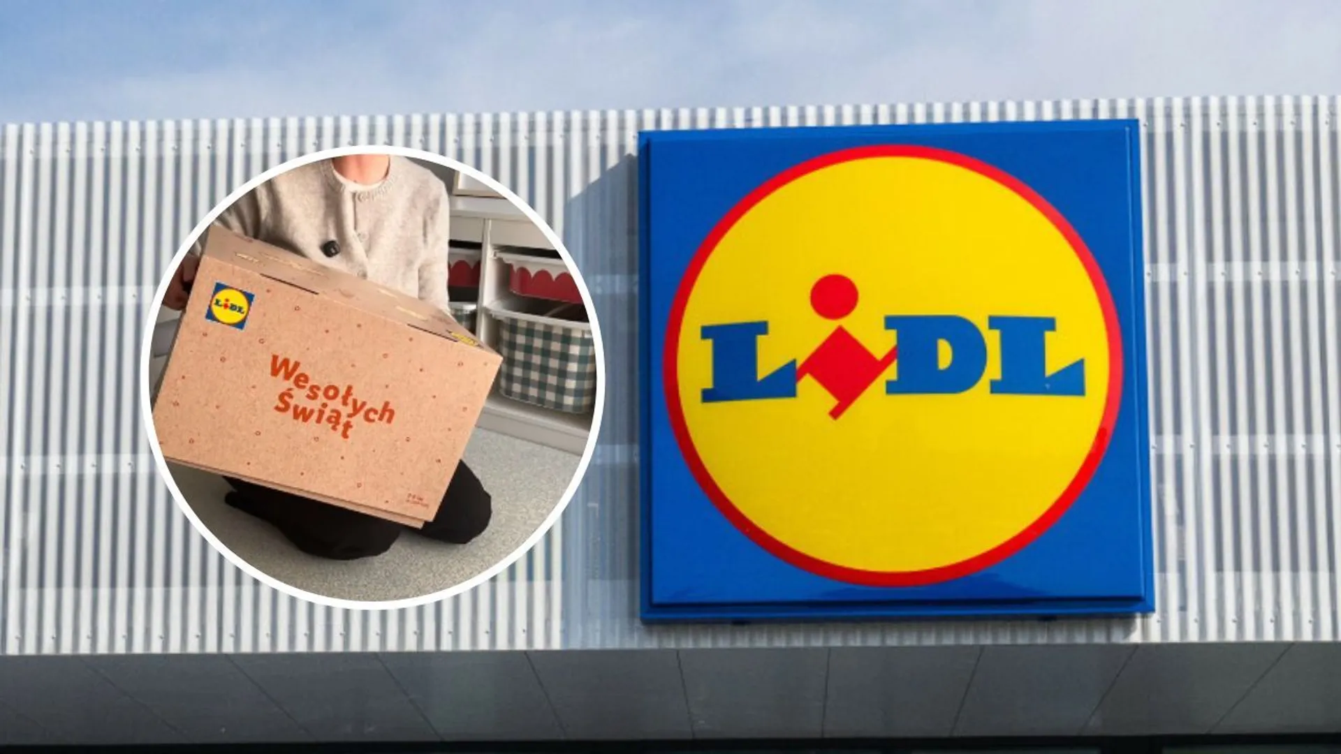 paczka świąteczna z Lidla