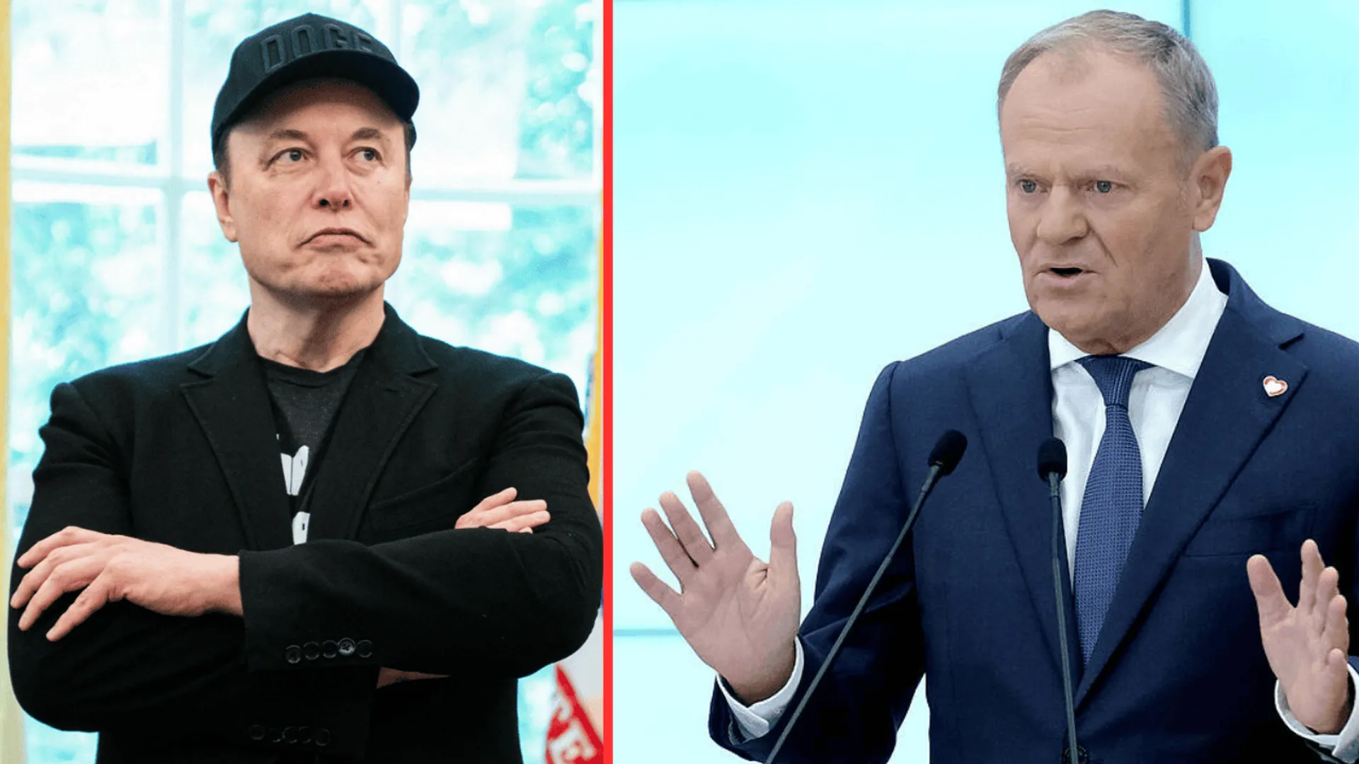 Donald Tusk, Elon Musk