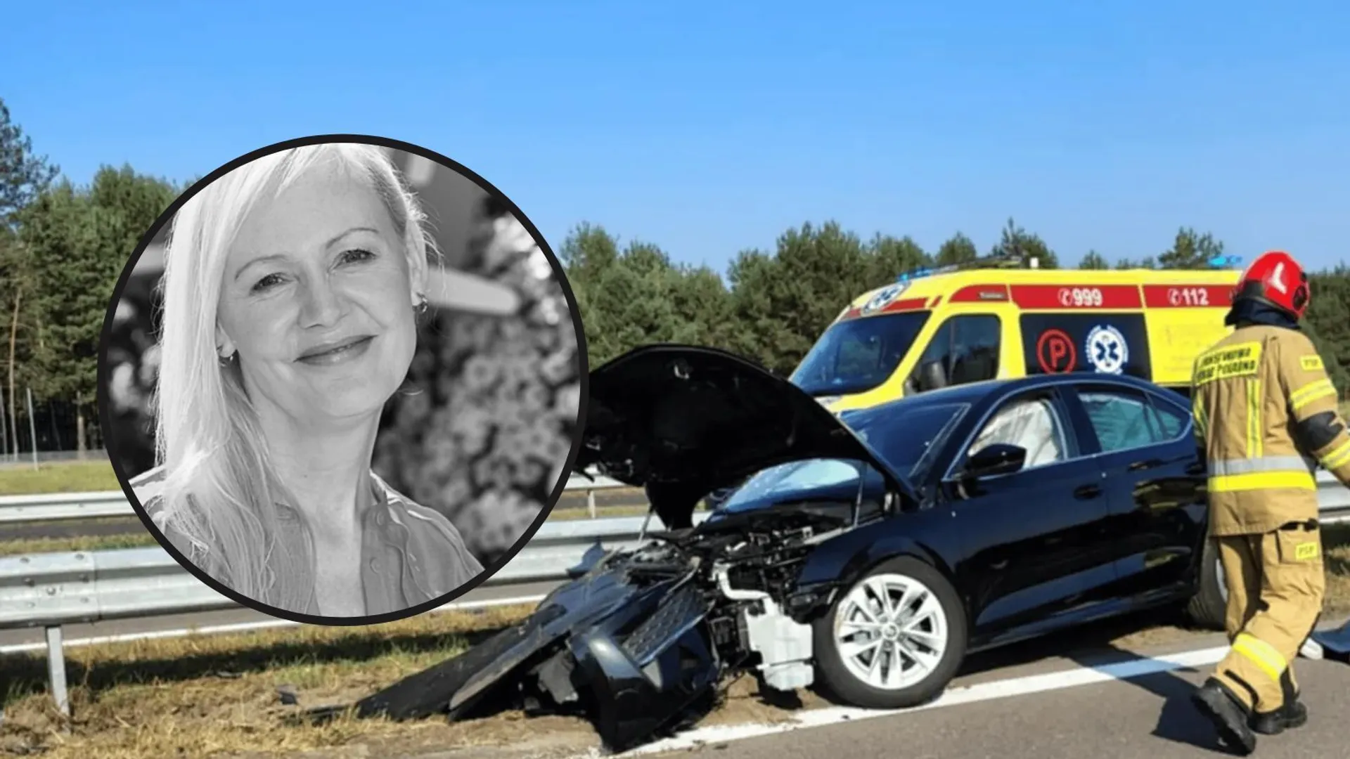 Kolejna ofiara wypadku samochodowego, w którym zginęła Katarzyna Stoparczyk. Nie żyje 61-letni mężczyzna