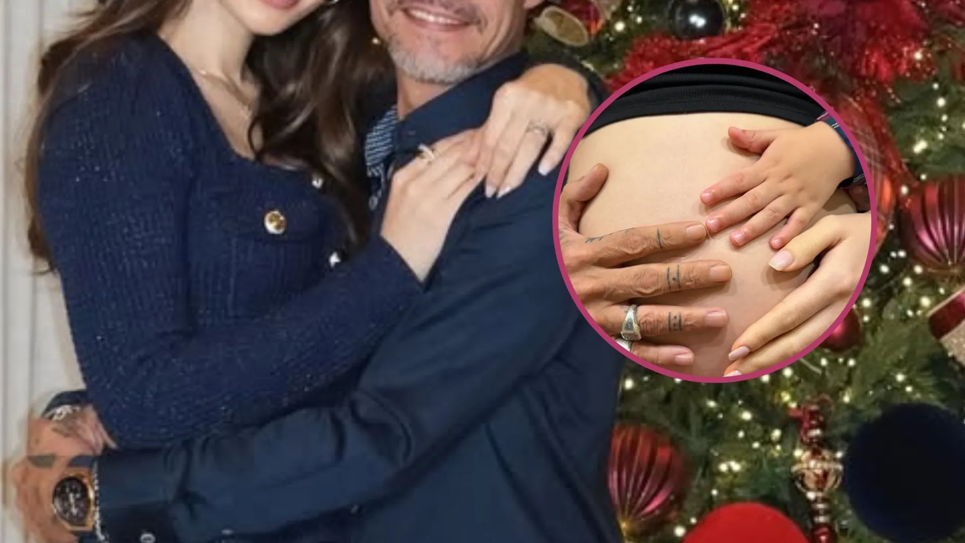 Marc Anthony z żoną