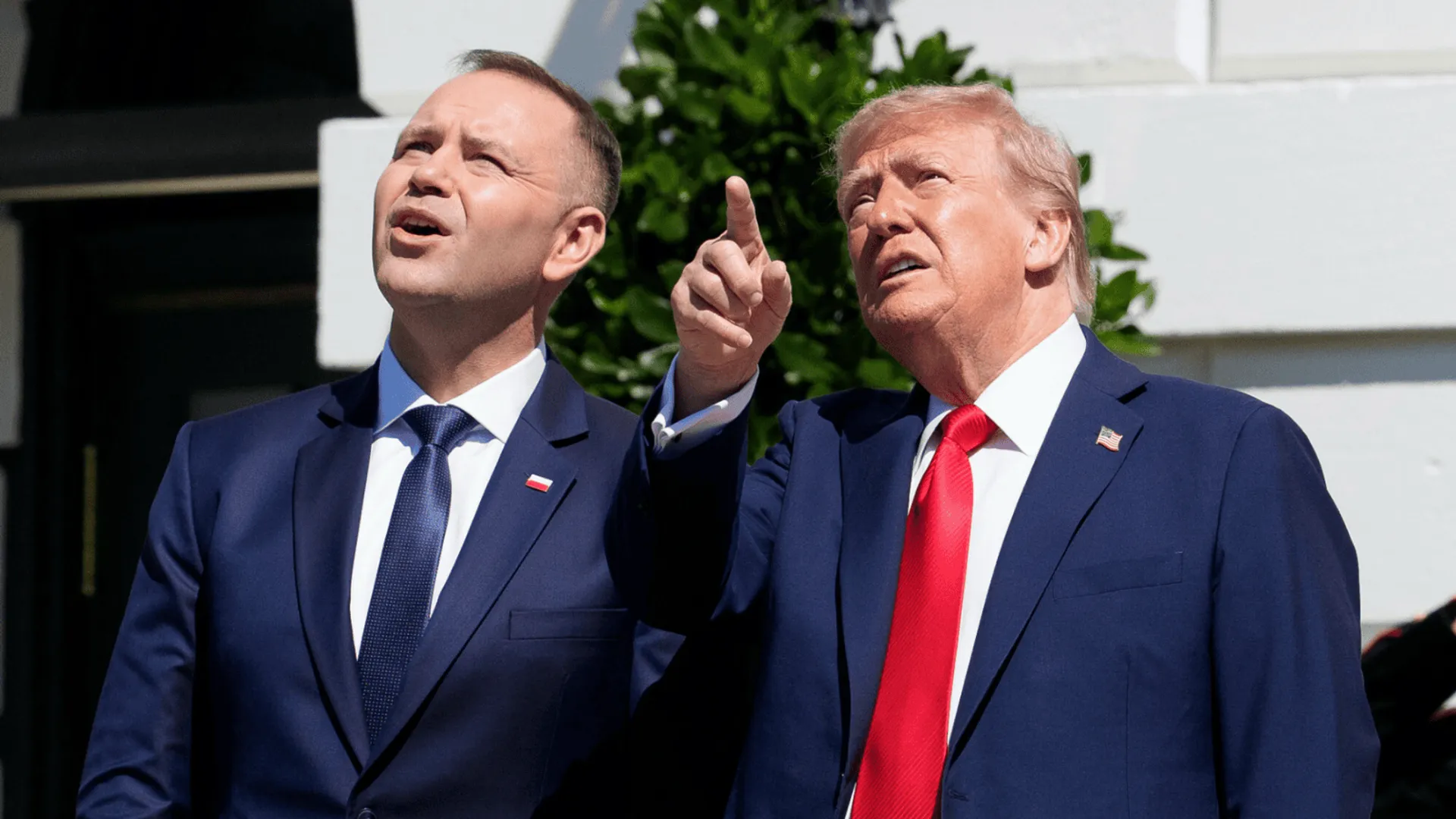 Karol Nawrocki i Donald Trump