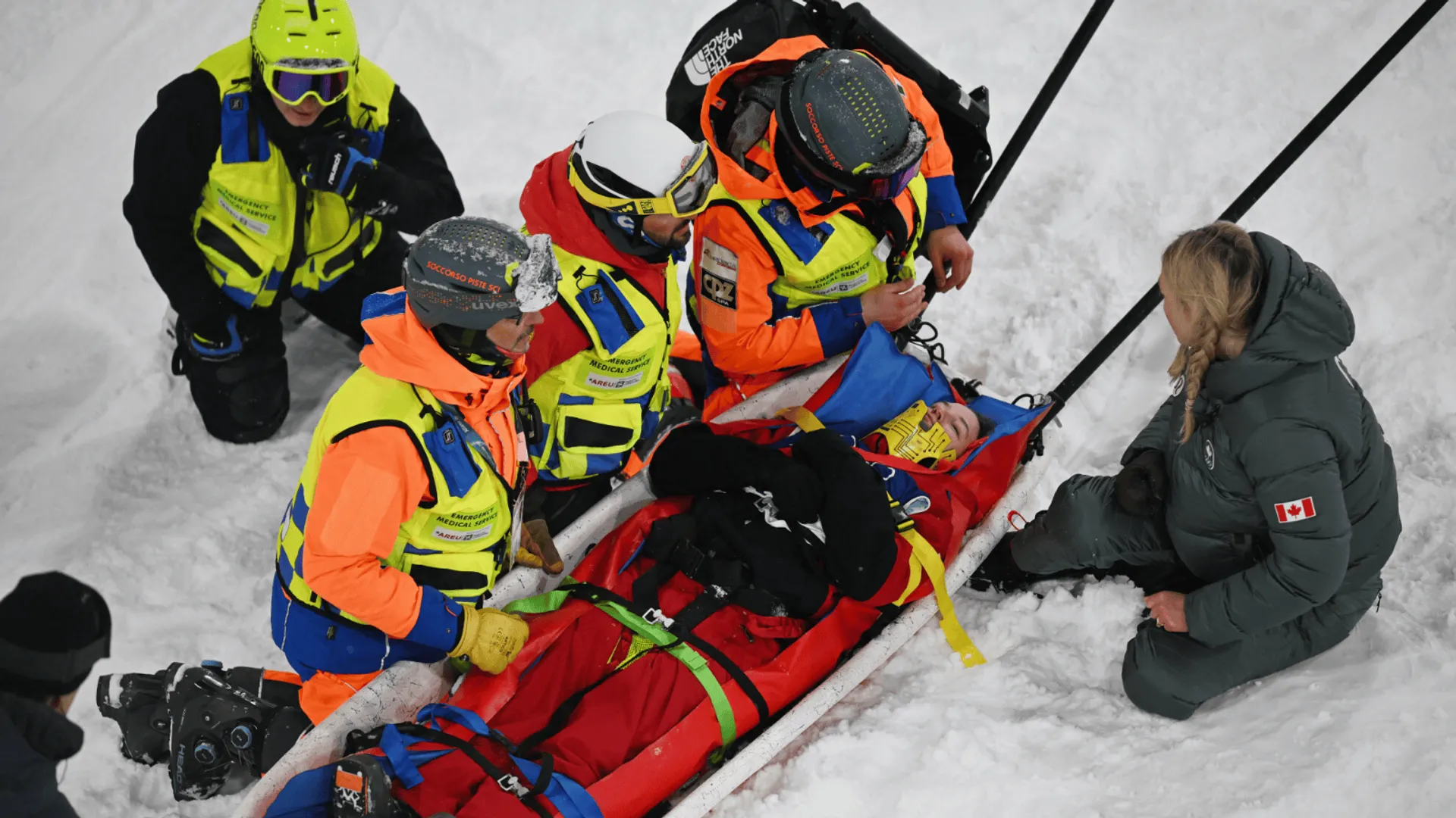 upadek Cassie Sharpe