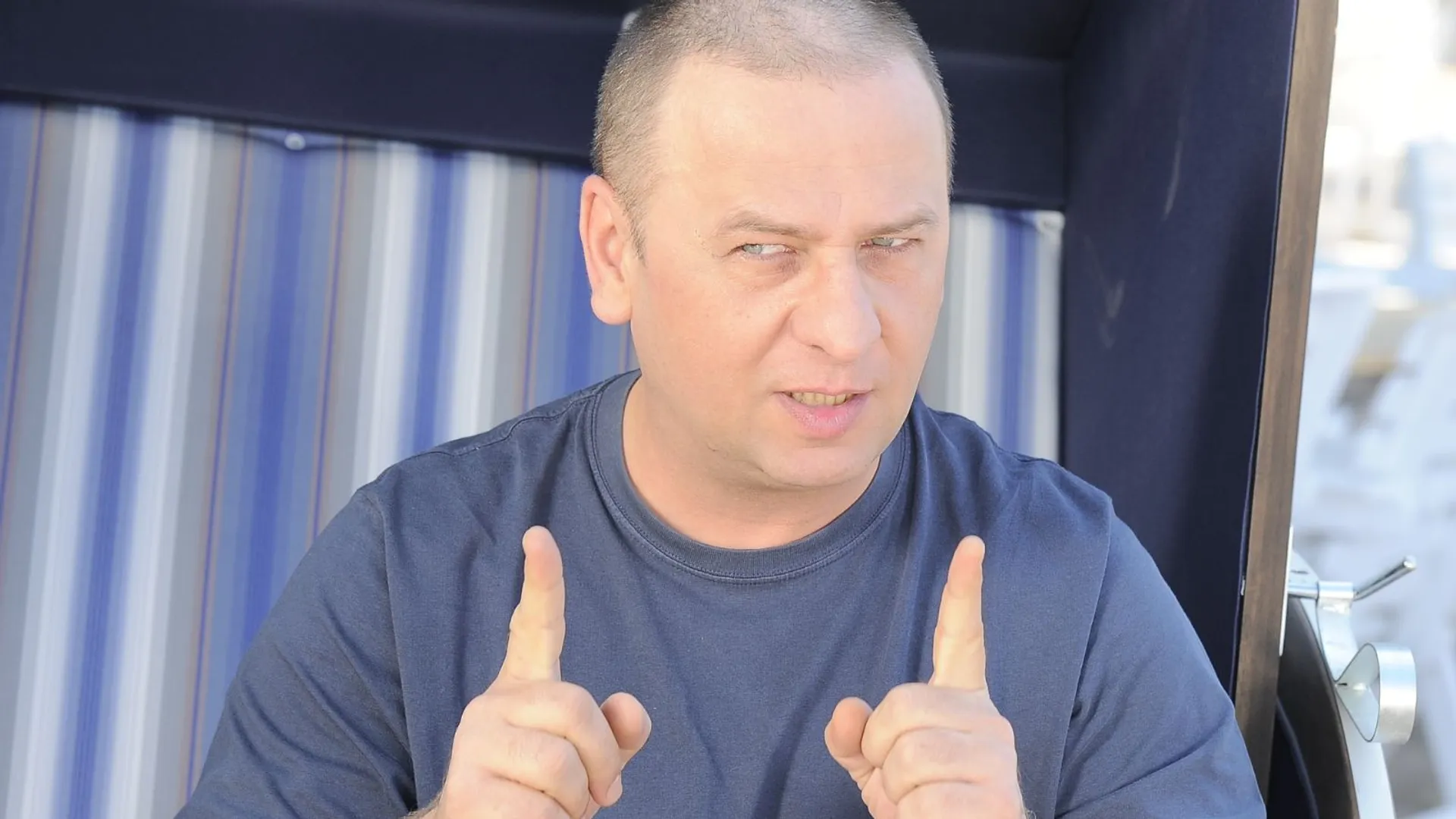 Grzegorz Halama z nietęgą miną