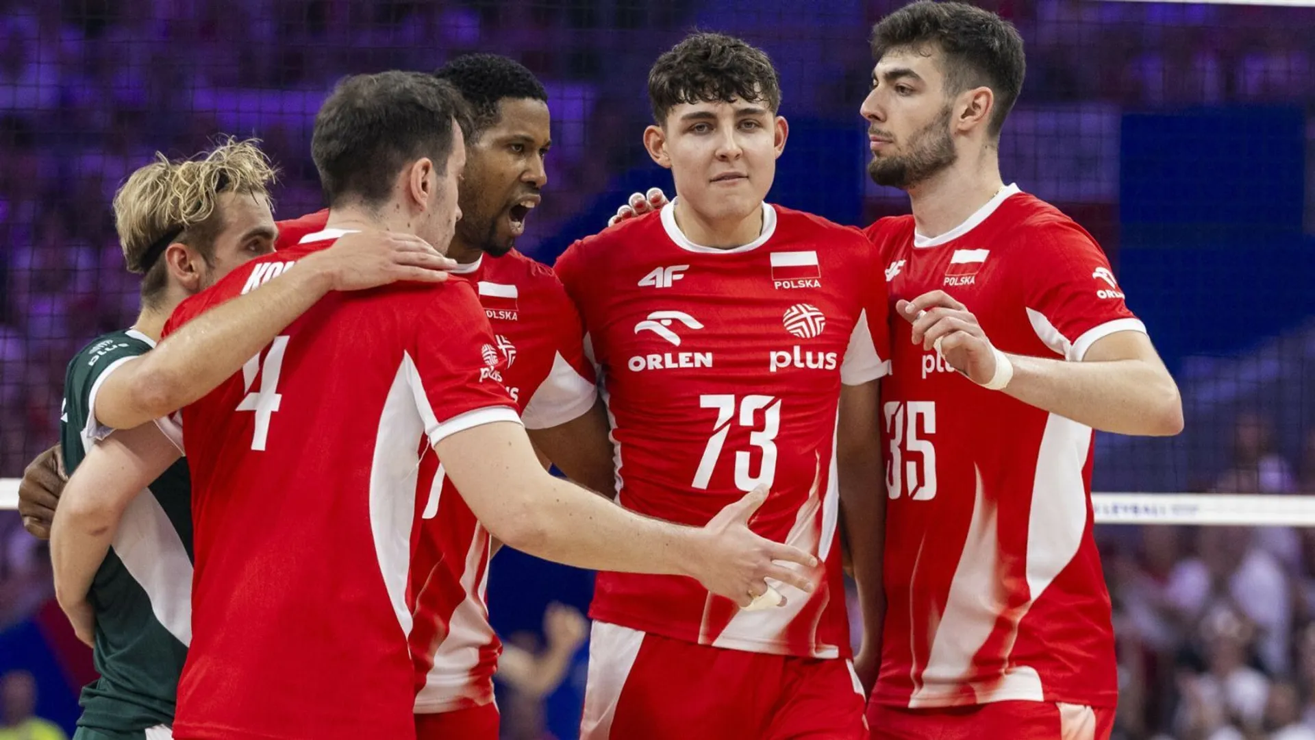Marcin Komenda, Wilfredo Leon Venero, Jakub Nowak, Kewin Sasak