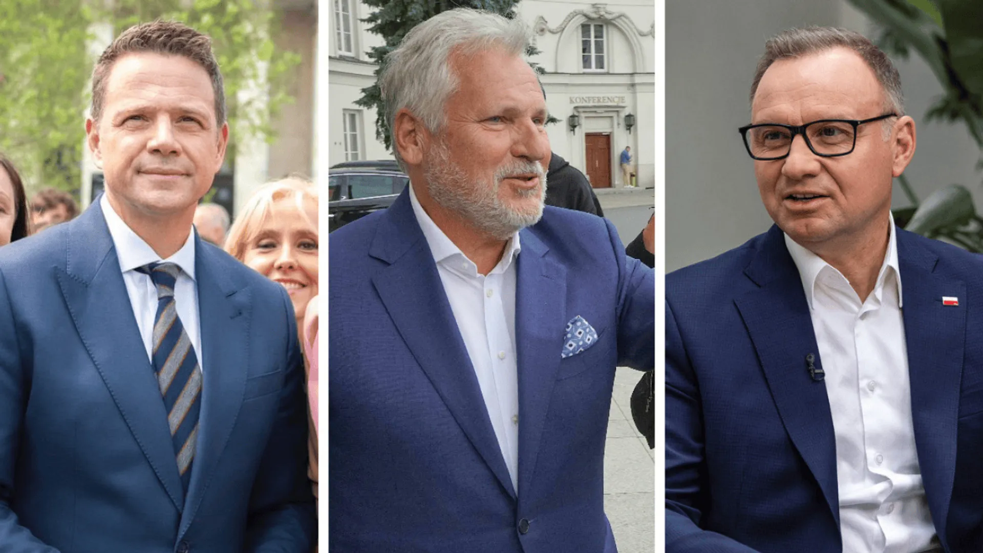 Trzaskowski, Kwaśniewski, Duda