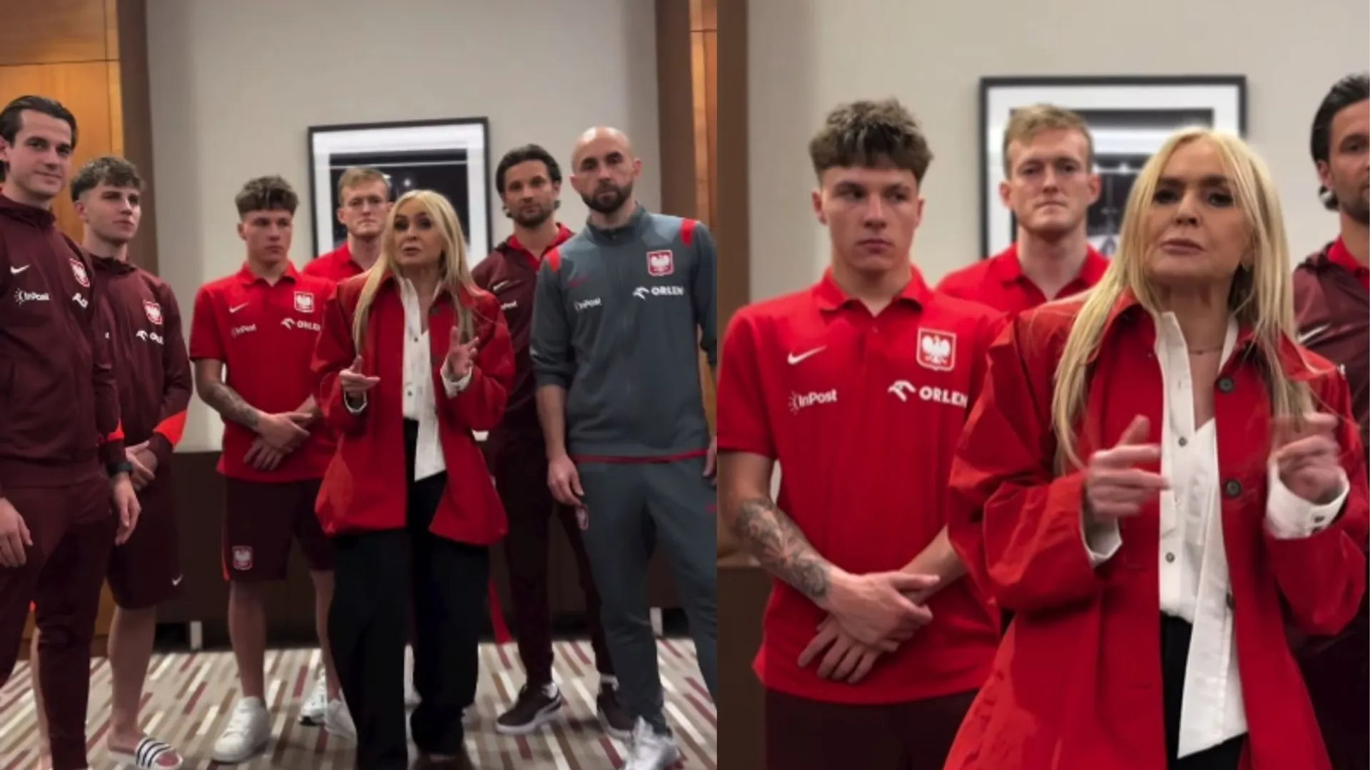 Monika Olejnik, piłkarze