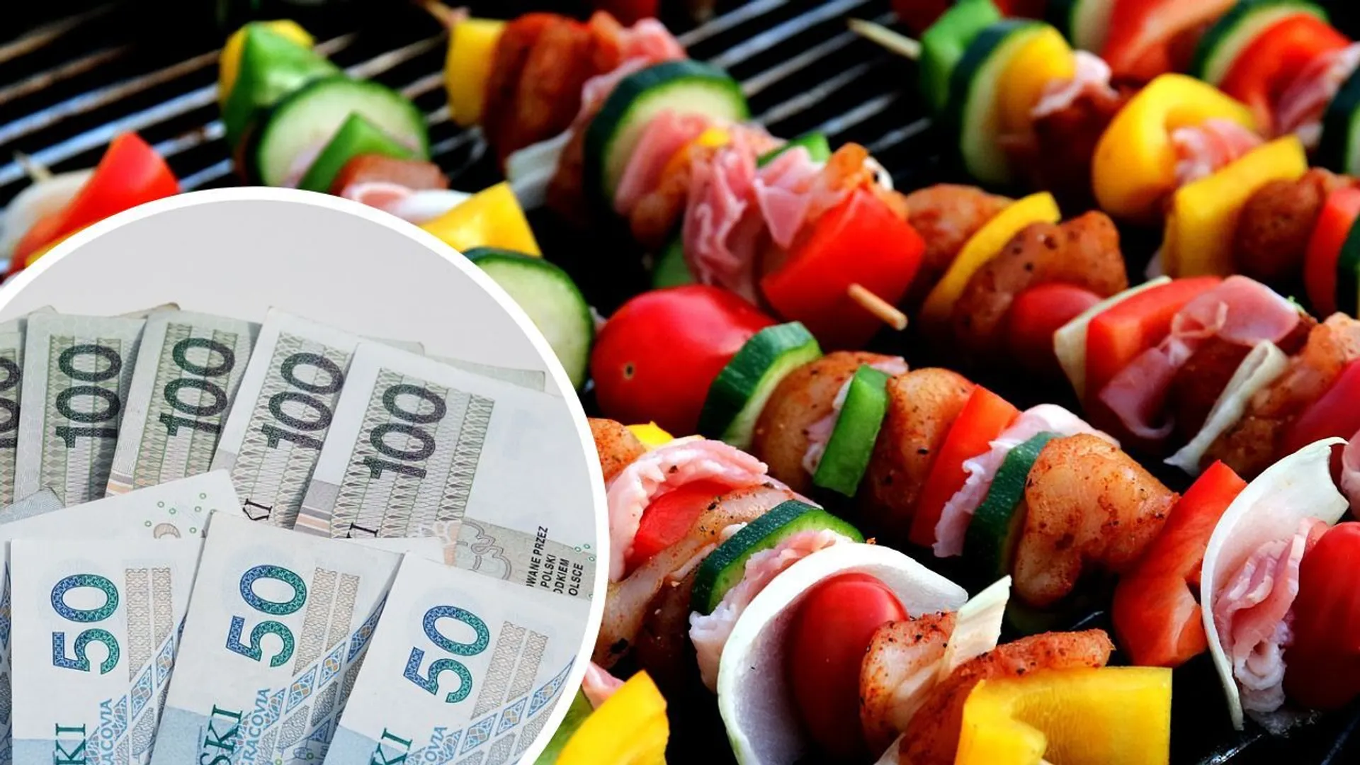 grill, pieniądze