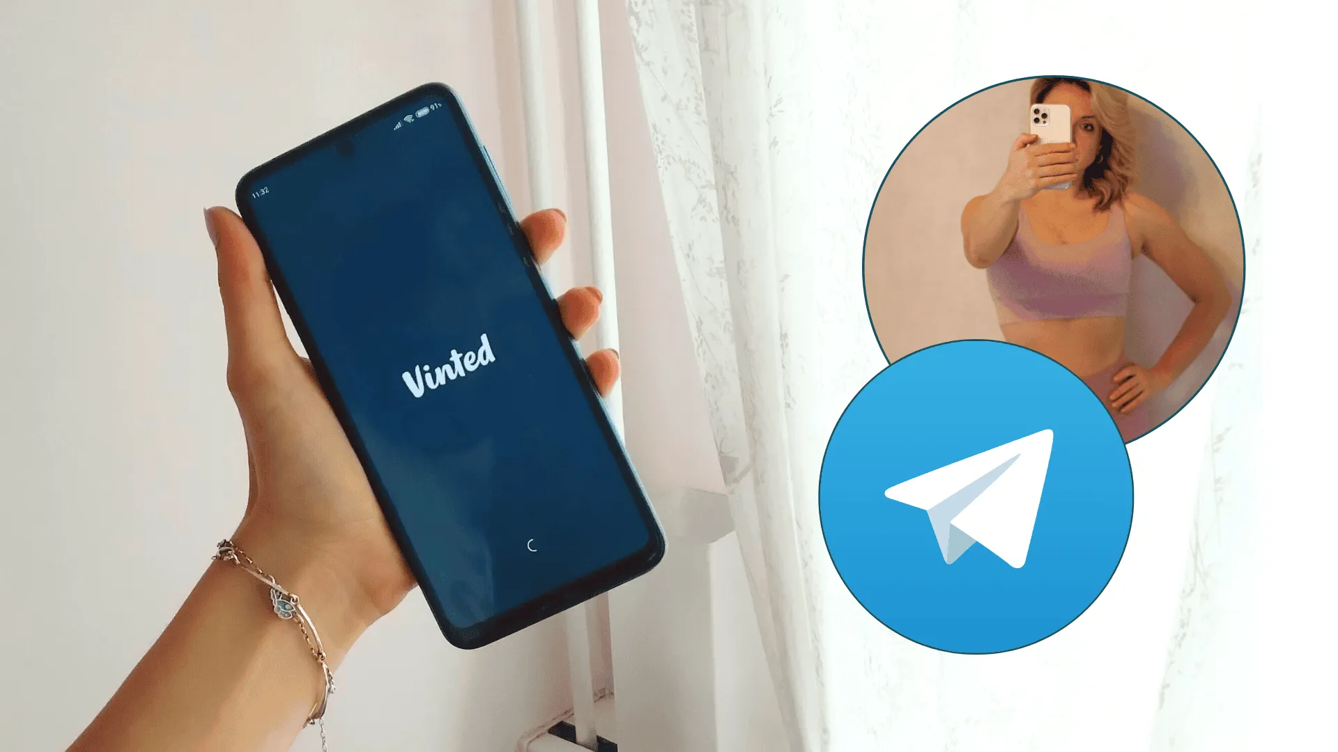 Vinted, Telegram