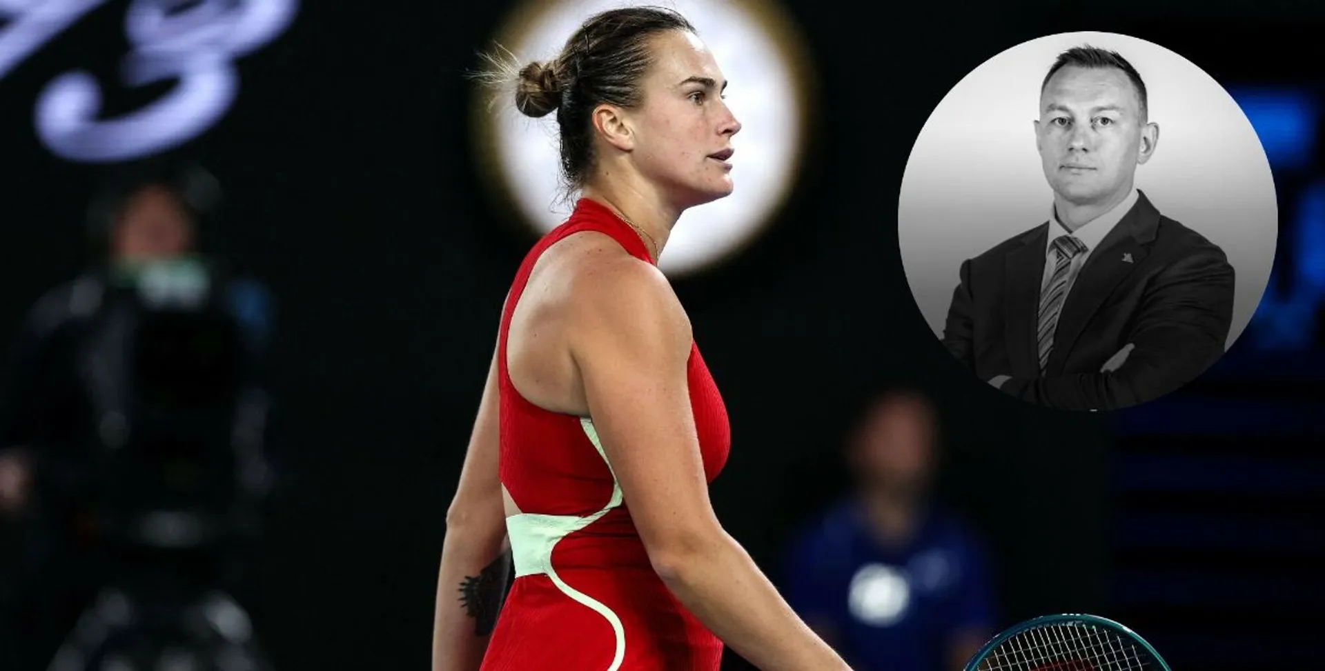 Aryna Sabalenka i Konstantin Kołcov