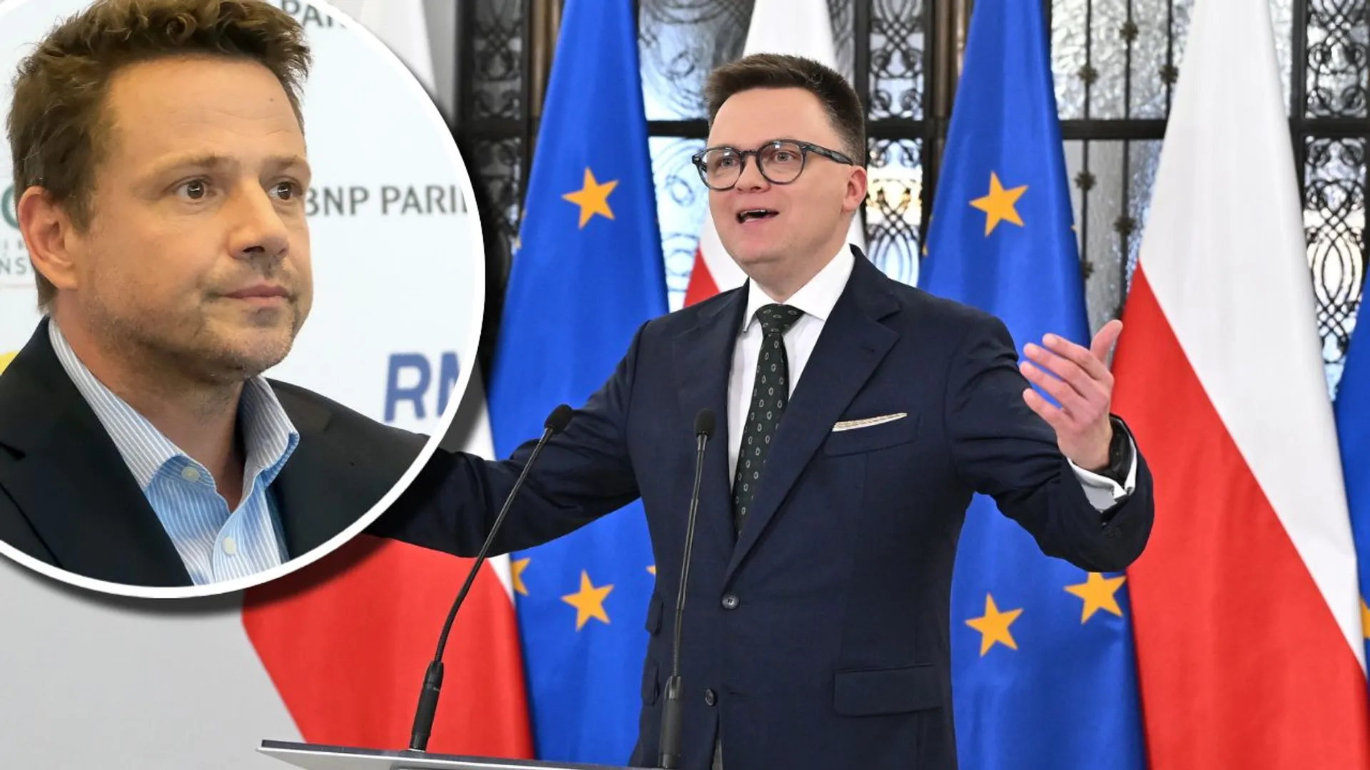 Trzaskowski, Hołownia