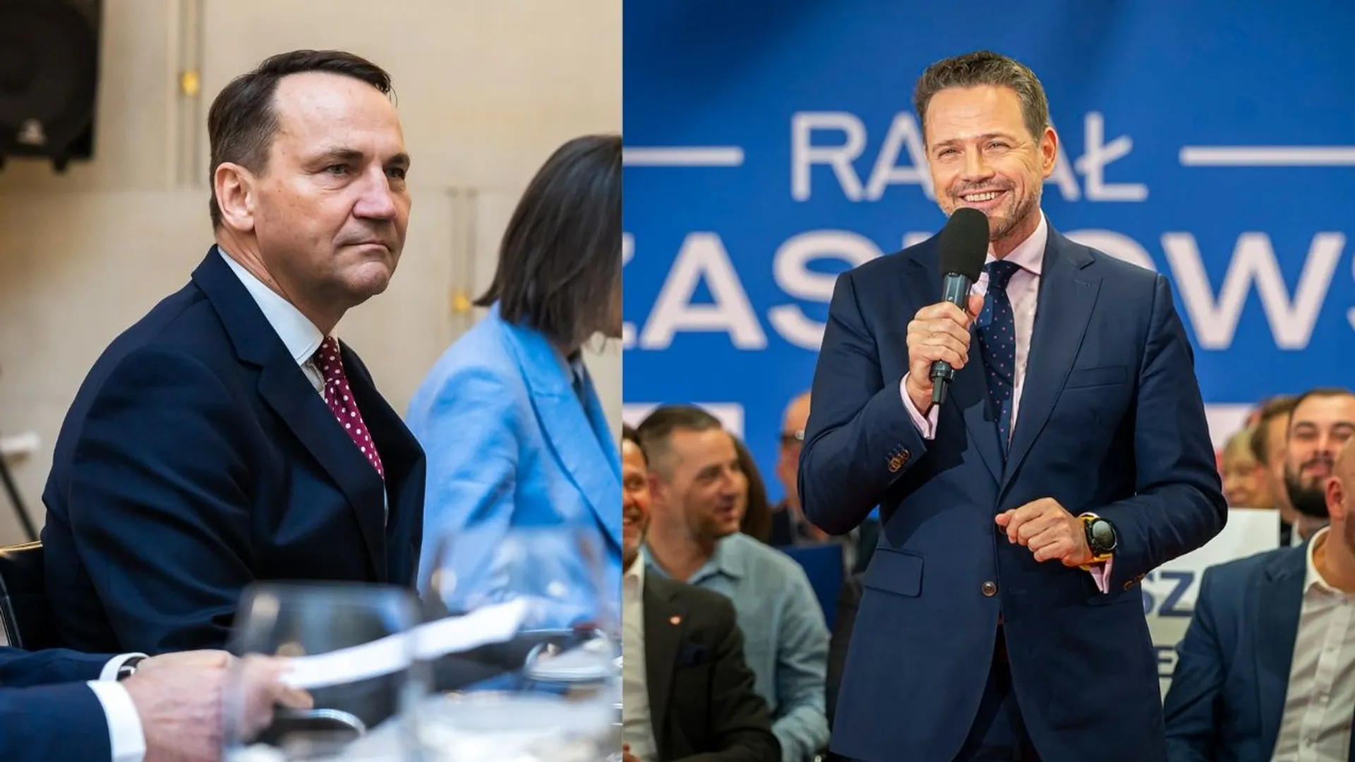 Prawybory KO: Rafał Trzaskowksi/Radosław Sikorski