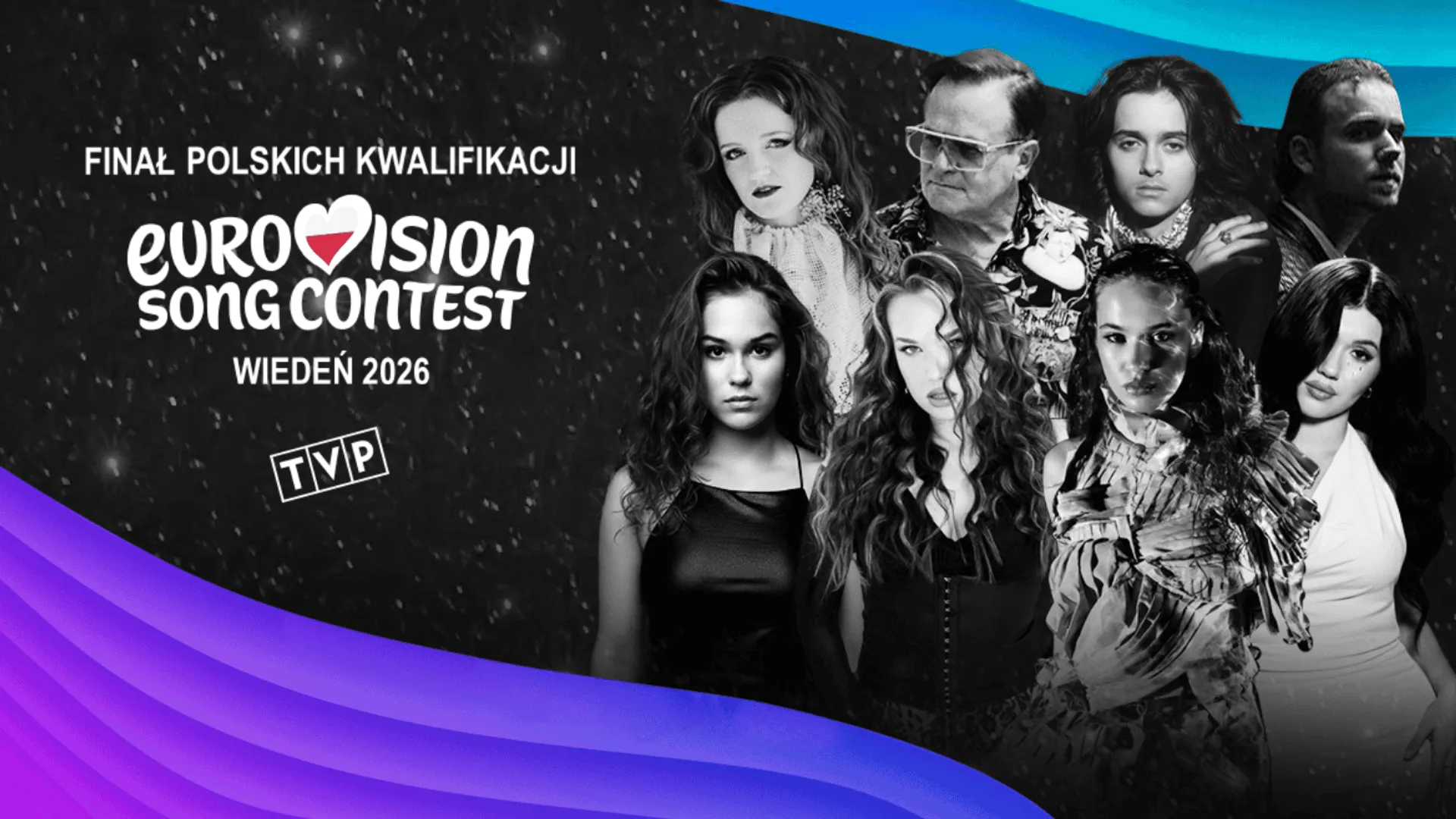 Oficjalny plakat Finału Polskiej Kwalifikacji Eurowizja 2026