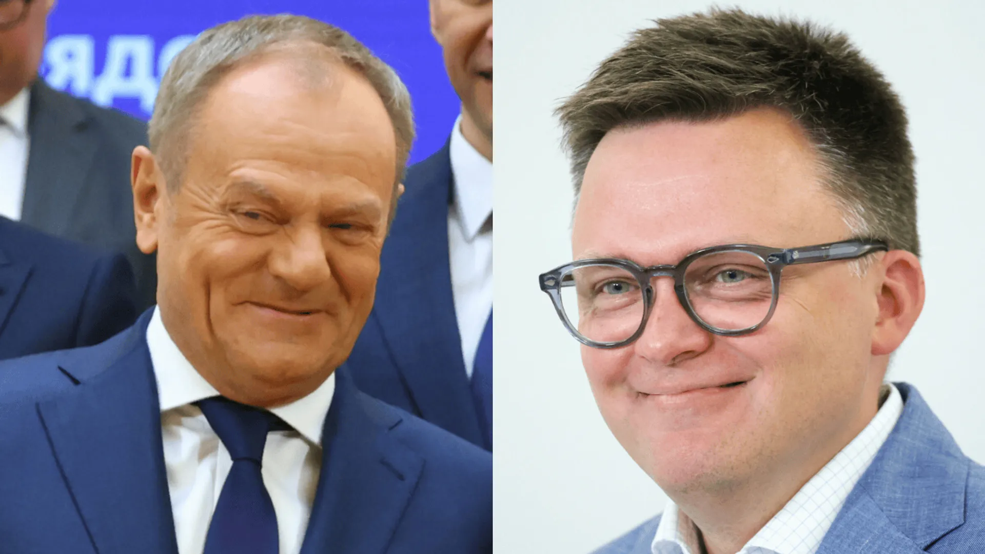 Donald Tusk Szymon Hołownia