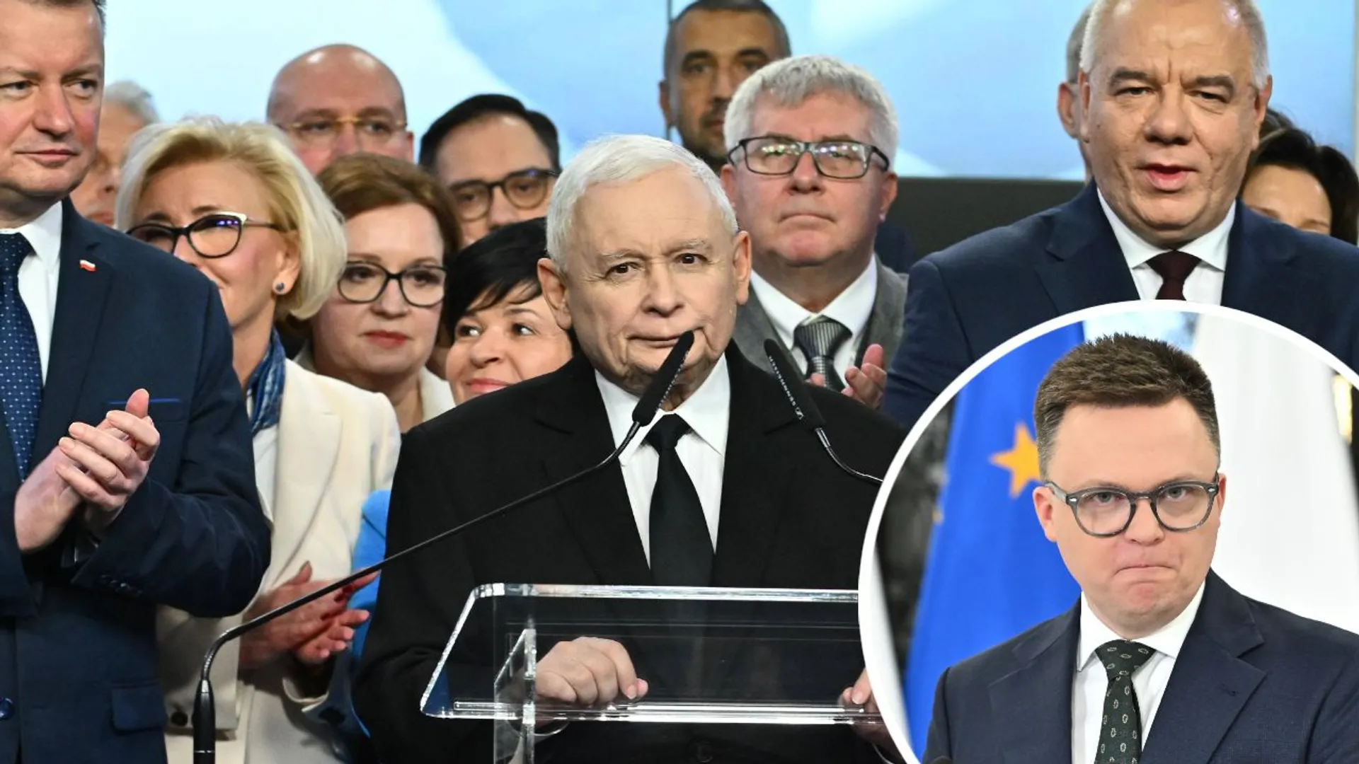 Kaczyński, Hołownia