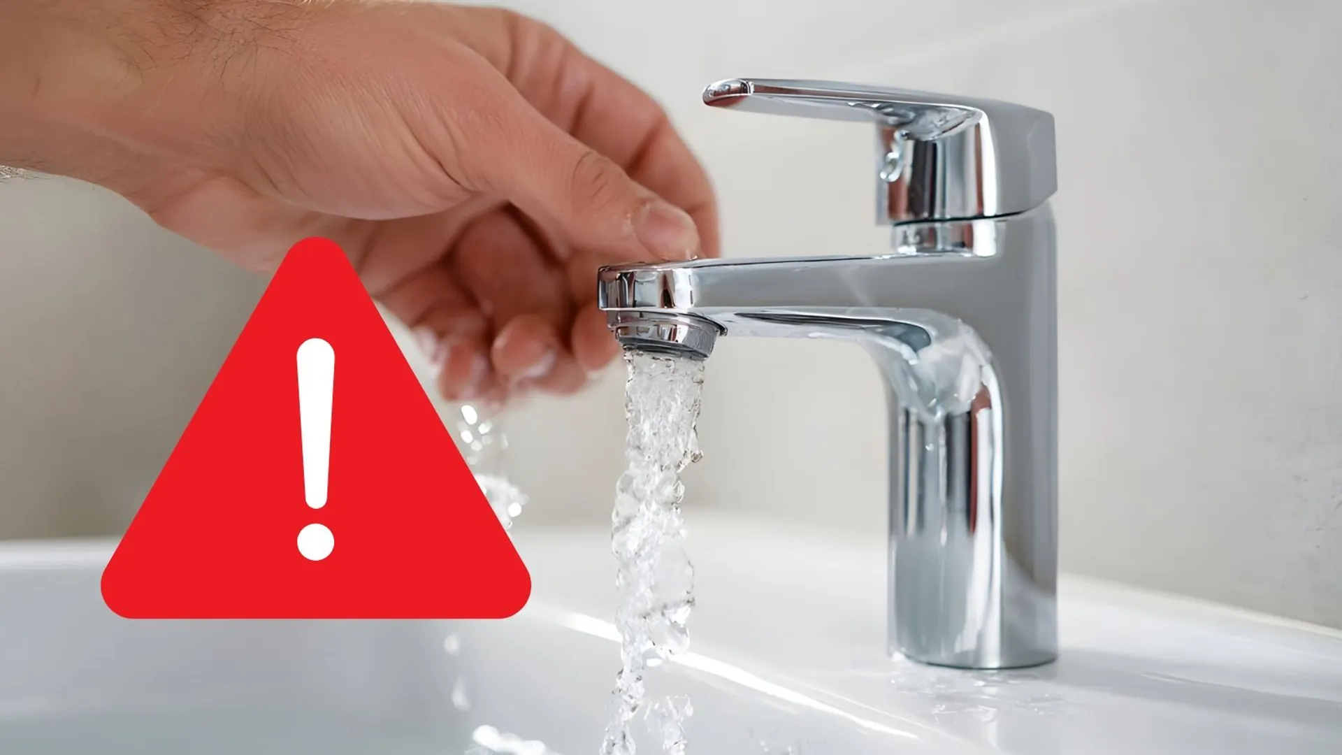Woda z kranu, ostrzeżenie