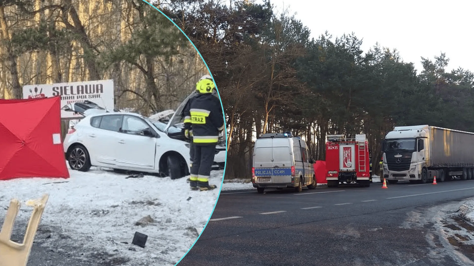 Śmiertelny wypadek na trasie Włocławek – Kowal: Nie żyje 25-latek
