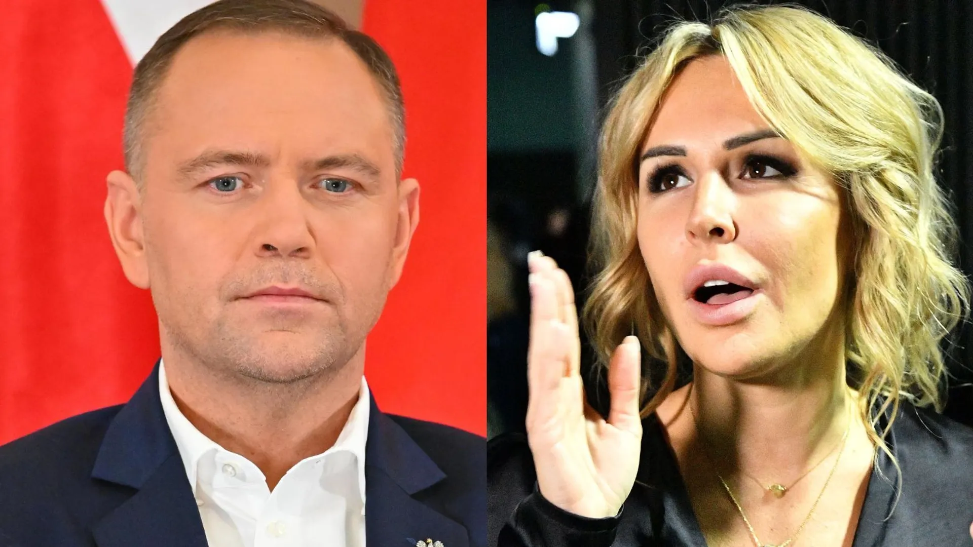 Karol Nawrocki i Blanka Lipińska