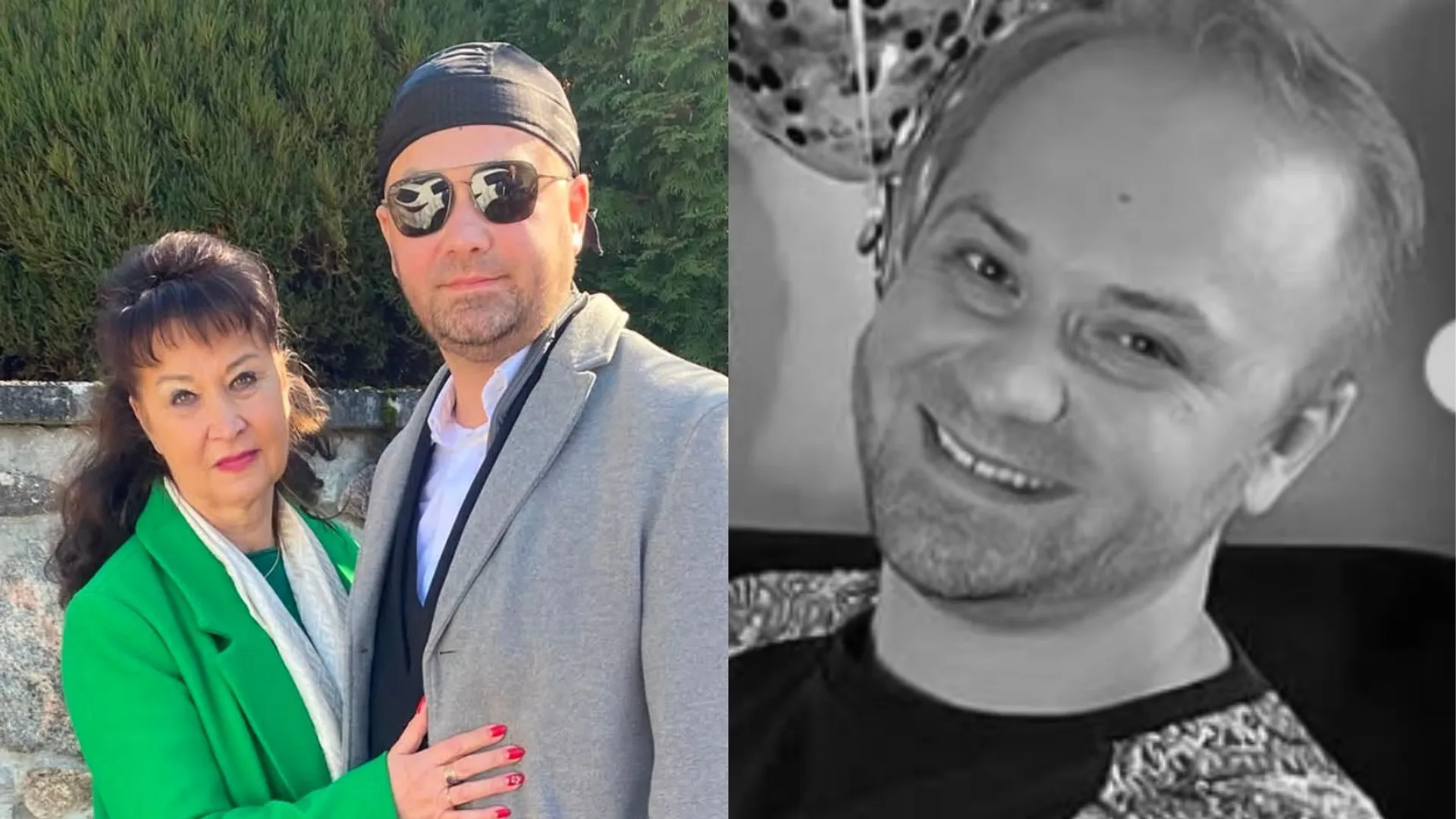 Adrian Szymaniak z mamą